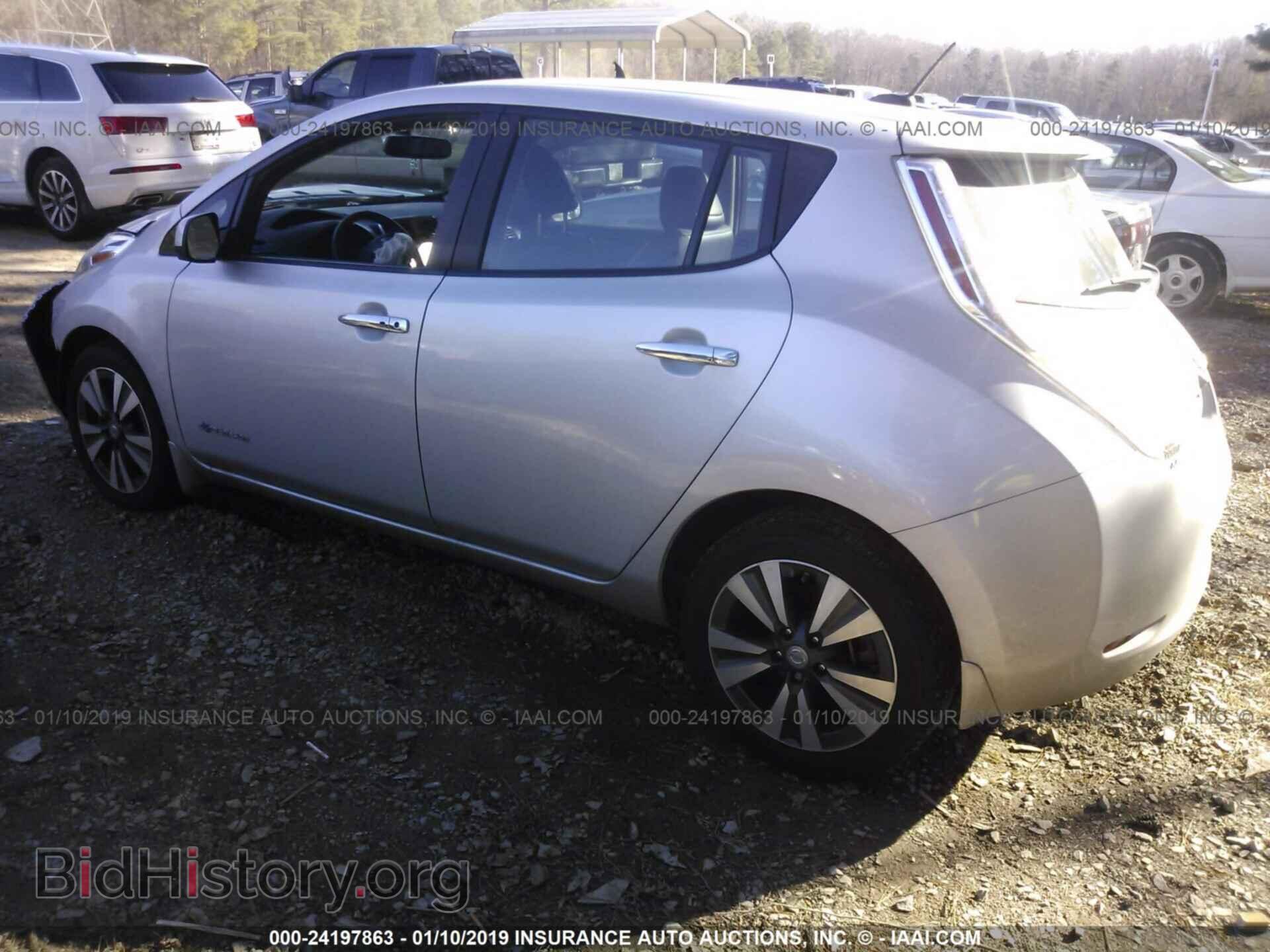 2016 NISSAN LEAF - VIN: 1N4BZ0CP9GC302733 - Фото 3