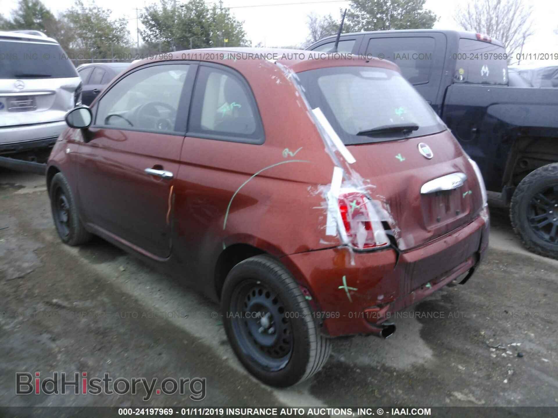 2014 FIAT 500 - VIN: 3C3CFFAR4ET185759 - Фото 3