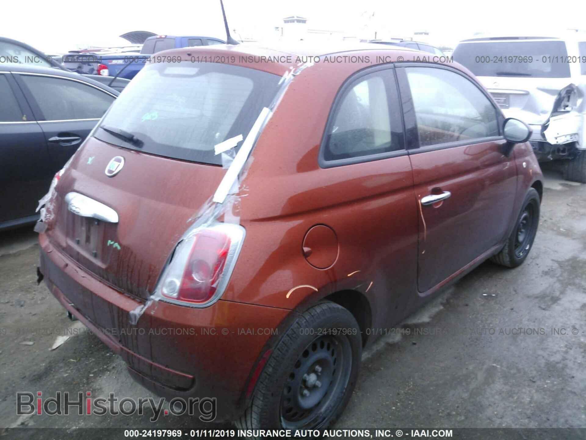 2014 FIAT 500 - VIN: 3C3CFFAR4ET185759 - Фото 4