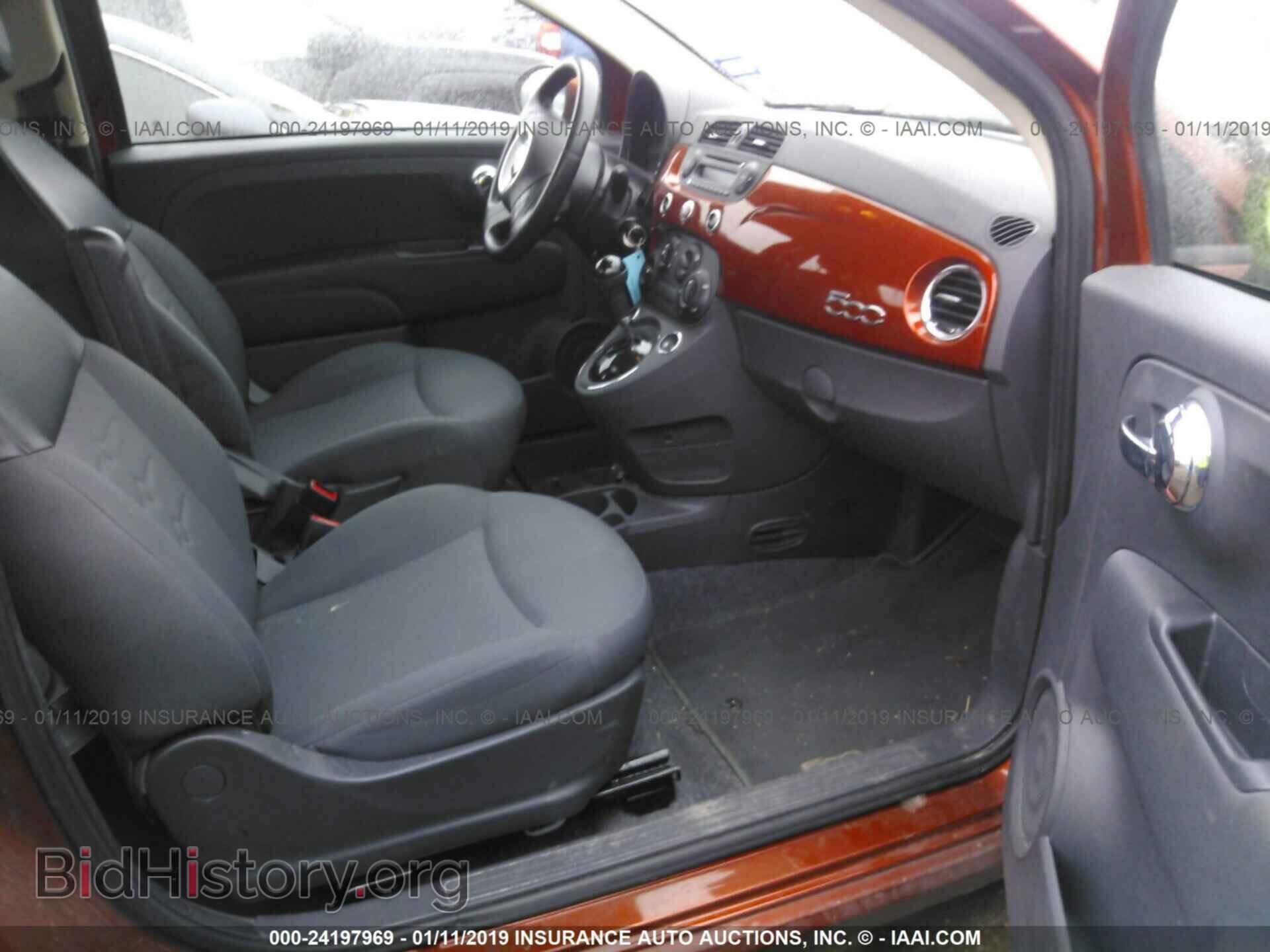 2014 FIAT 500 - VIN: 3C3CFFAR4ET185759 - Фото 5