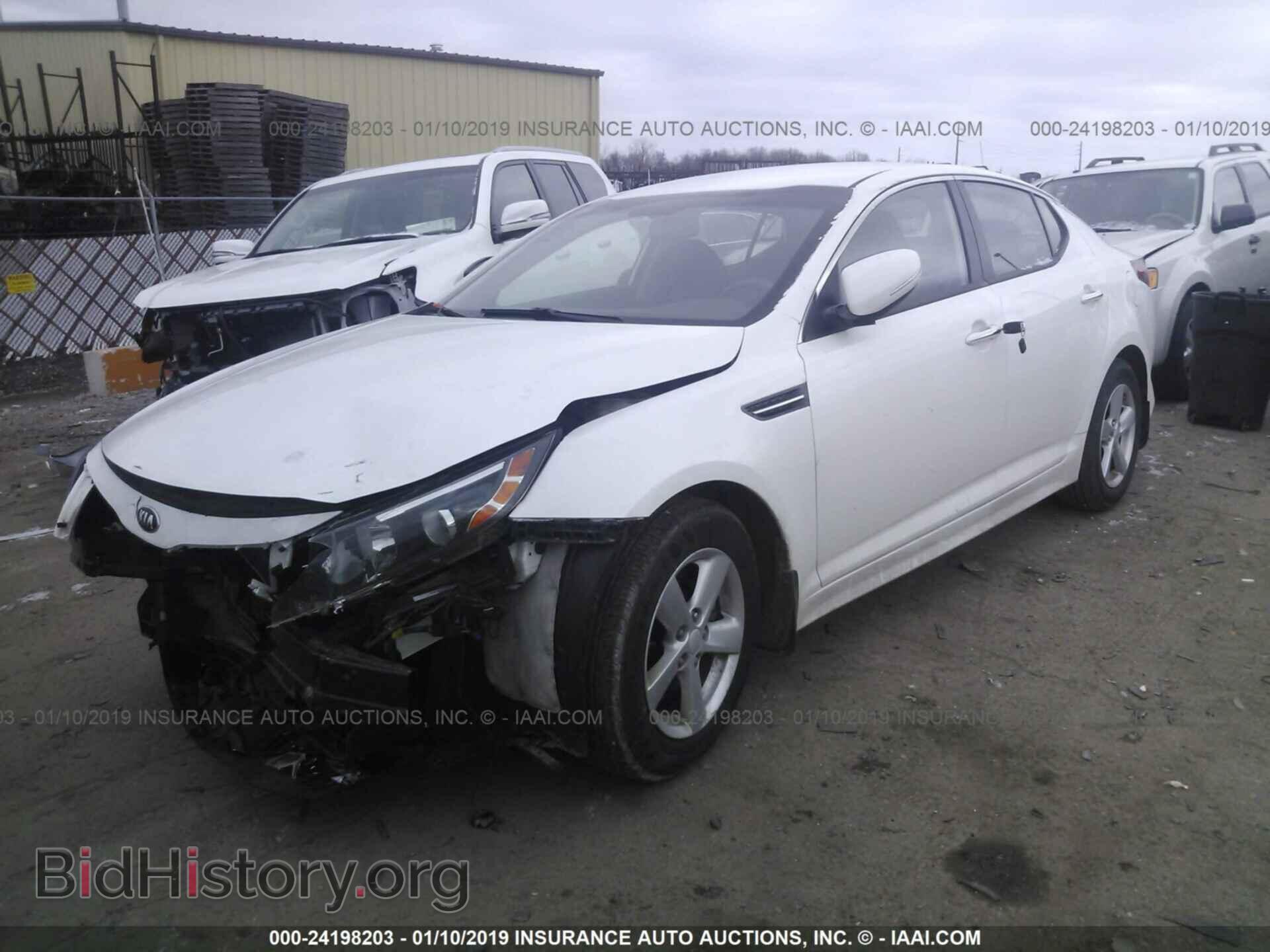 2015 KIA OPTIMA - VIN: KNAGM4A73F5626155 - Фото 2