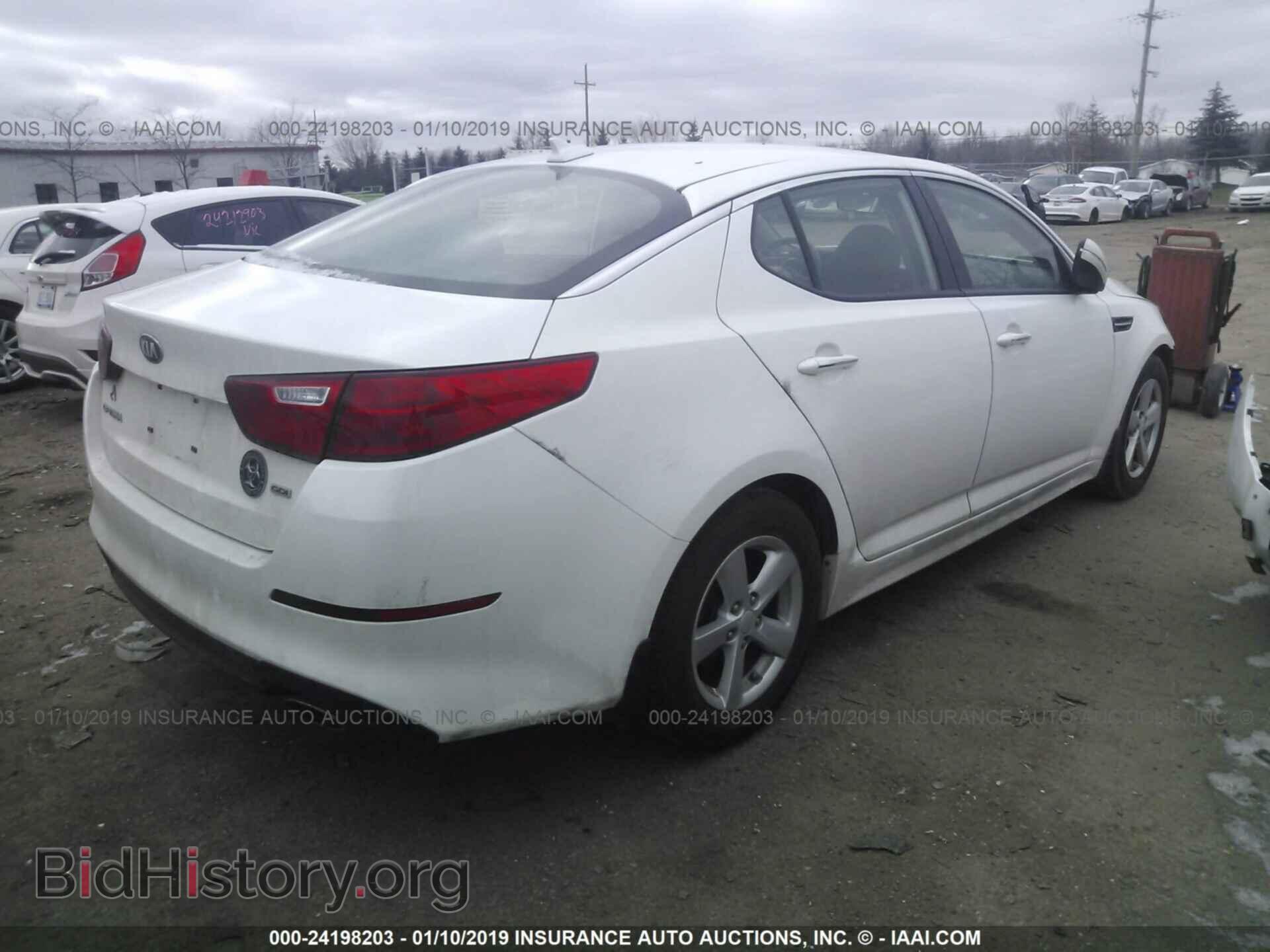 2015 KIA OPTIMA - VIN: KNAGM4A73F5626155 - Фото 4