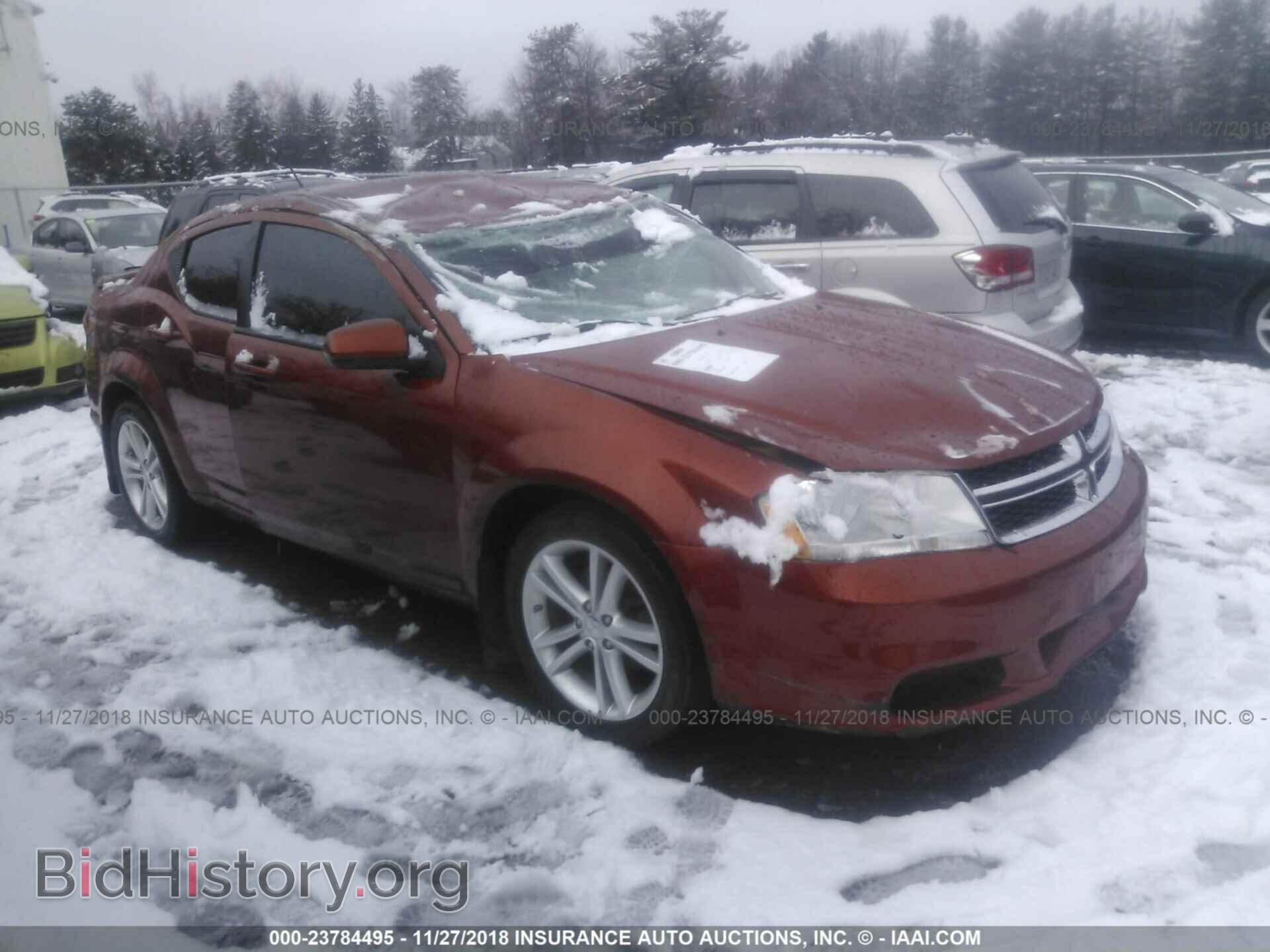 Photo 1C3CDZCB2CN266120 - DODGE AVENGER 2012