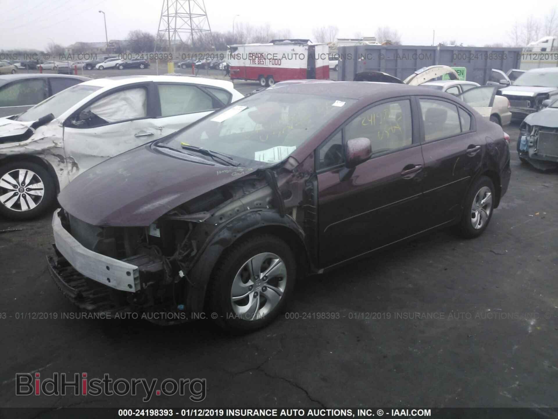 2013 HONDA CIVIC - VIN: 19XFB2F56DE002321 - Фото 2
