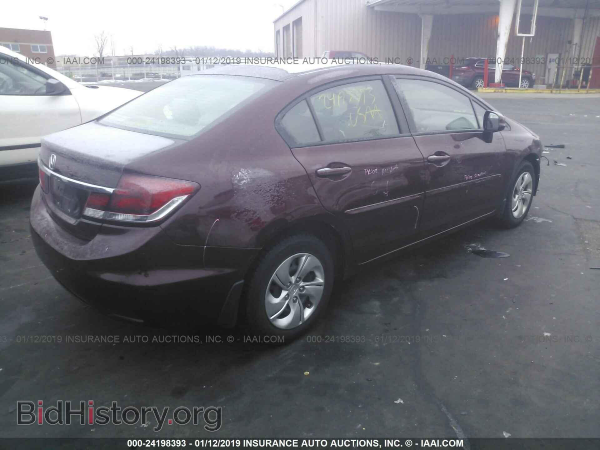2013 HONDA CIVIC - VIN: 19XFB2F56DE002321 - Фото 4