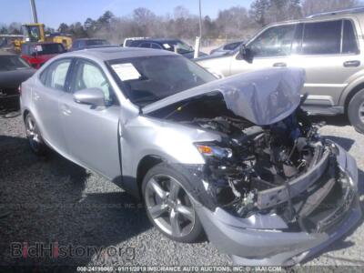 2014 Lexus IS 350, серый — VIN JTHBE1D29E5005007, IAAI