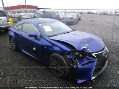 2015 Lexus RC, blue — VIN JTHHE5BC3F5001730, IAAI