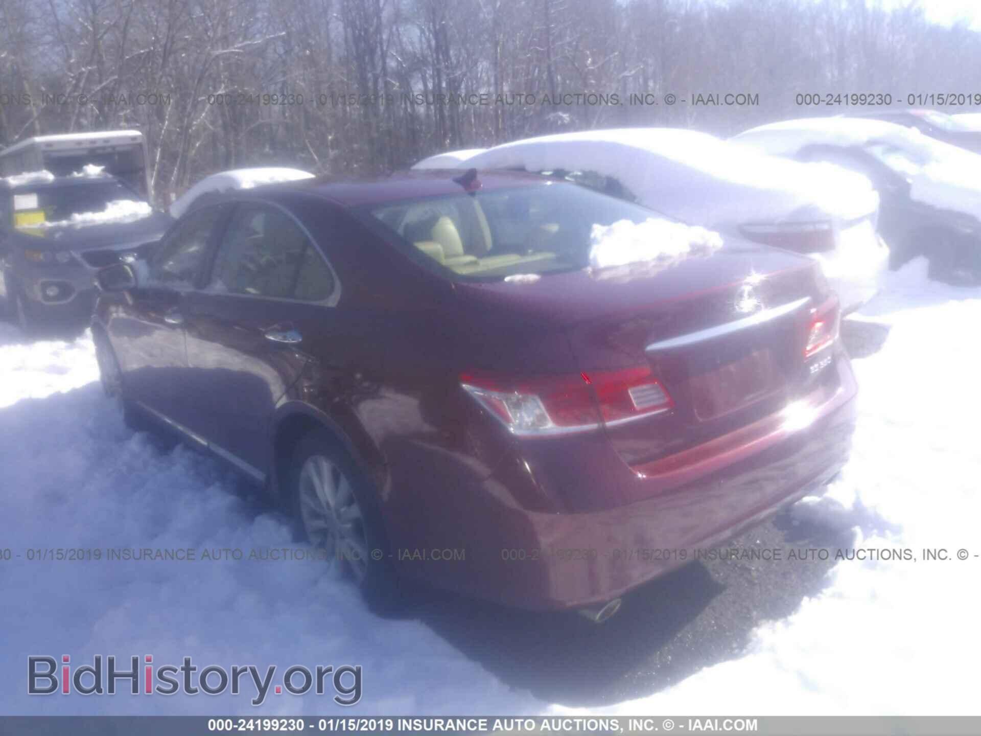 2012 LEXUS ES - VIN: JTHBK1EG4C2501981 - Photo 3