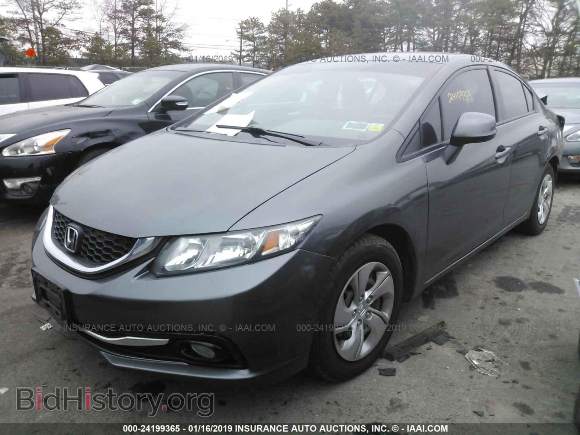 2013 HONDA CIVIC - VIN: 2HGFB2F50DH551681 - Фото 2