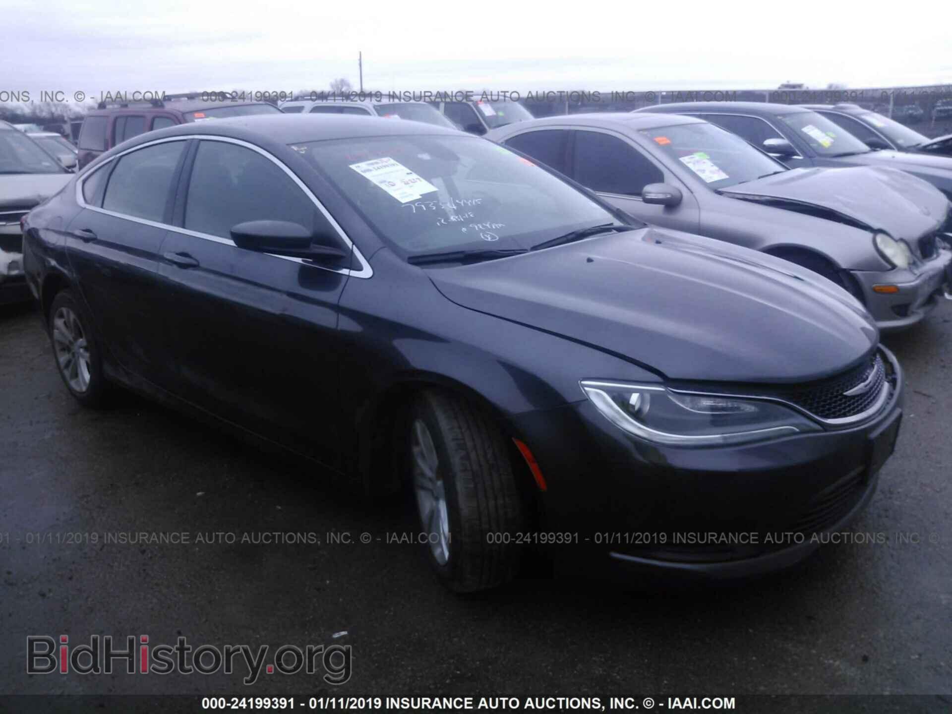 Фотография 1C3CCCFB7GN196504 - CHRYSLER 200 2016