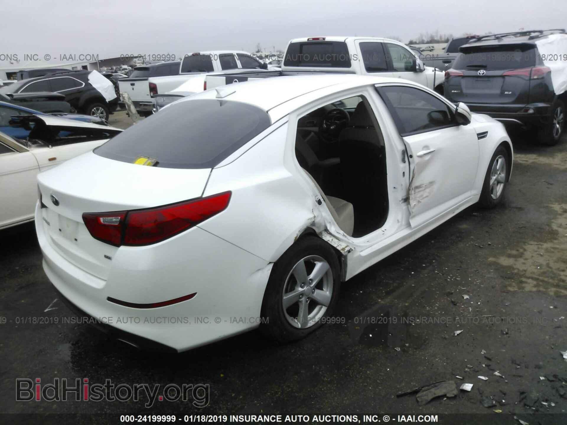 2014 KIA OPTIMA - VIN: KNAGM4A71E5450026 - Photo 4
