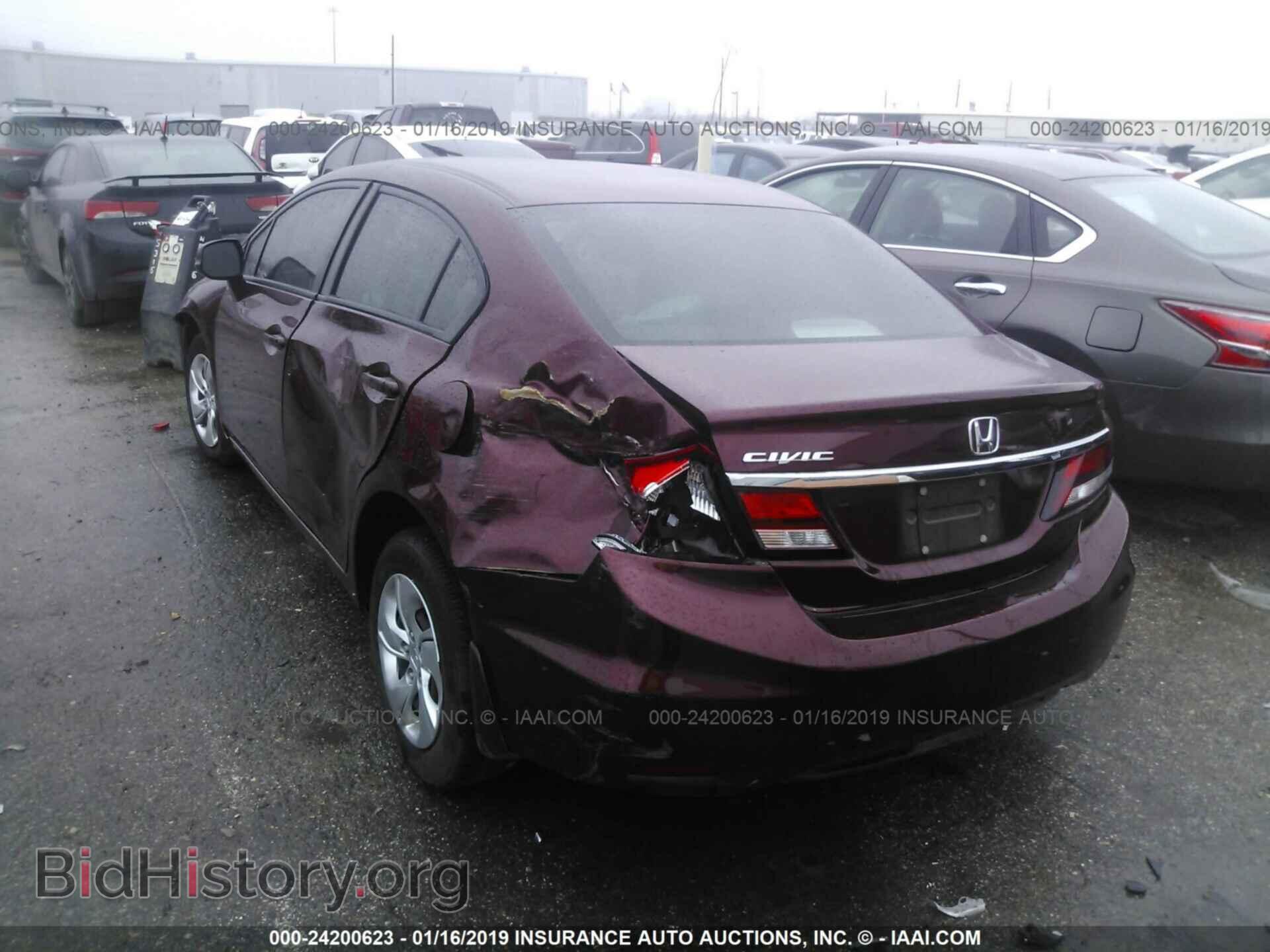 2013 HONDA CIVIC - VIN: 2HGFB2F55DH570453 - Фото 3