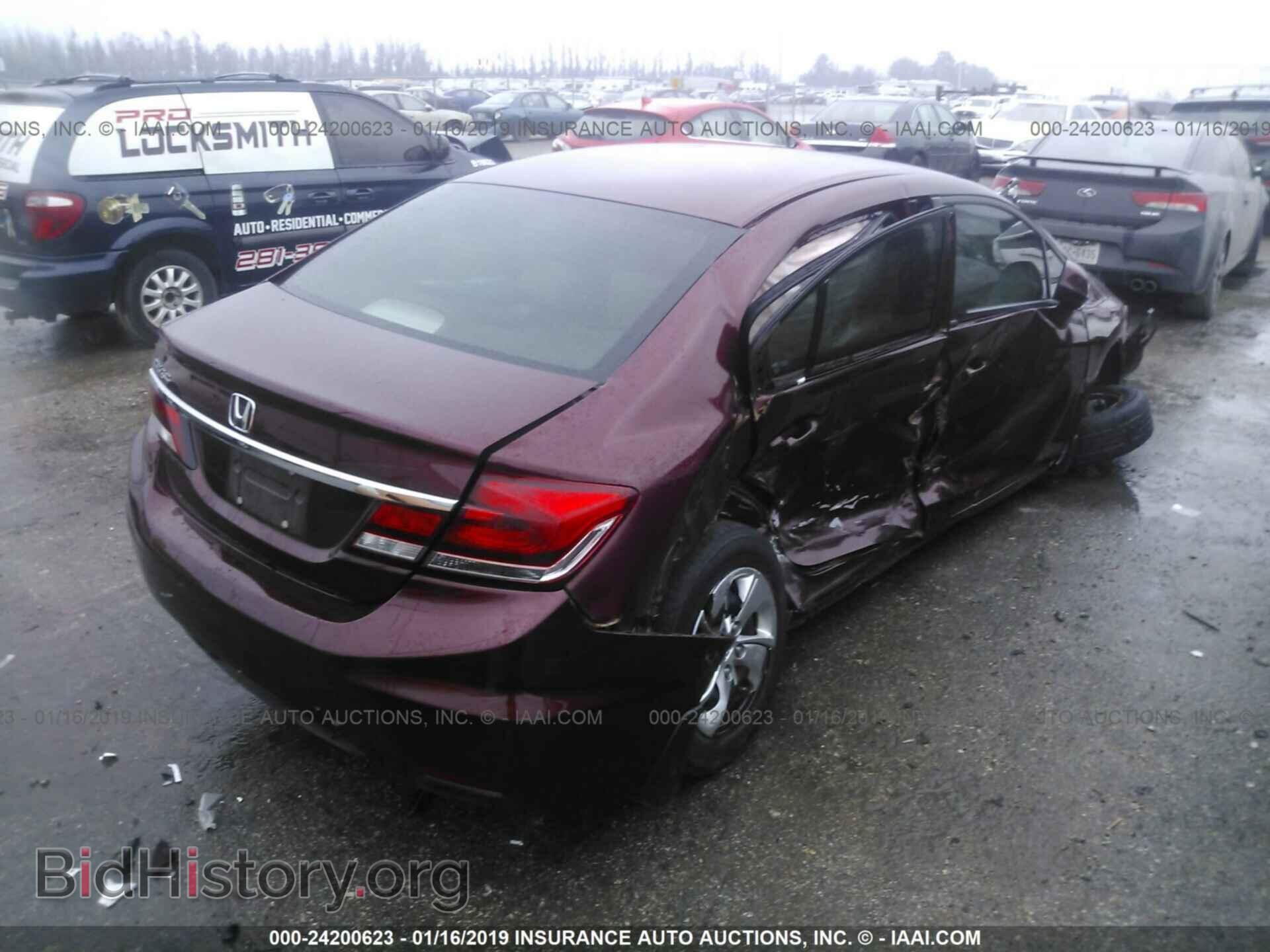 2013 HONDA CIVIC - VIN: 2HGFB2F55DH570453 - Фото 4