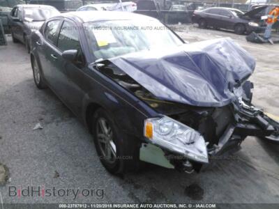 2012 Dodge AVENGER, blue — VIN 1C3CDZCB5CN161779, IAAI