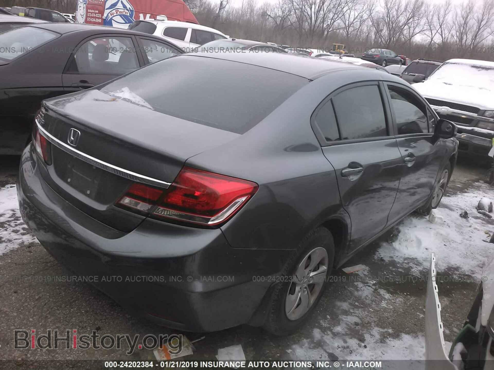 2013 HONDA CIVIC - VIN: 19XFB2F59DE048614 - Фото 4