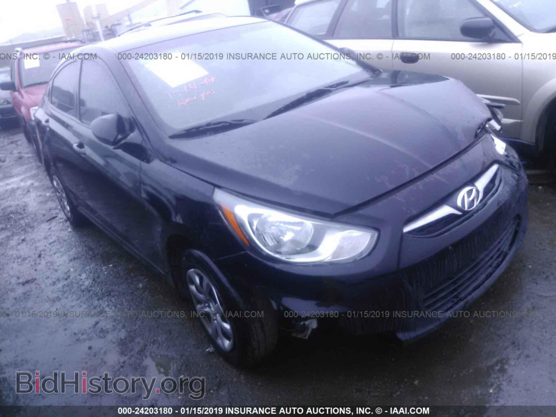 Photo KMHCT4AEXCU259934 - HYUNDAI ACCENT 2012