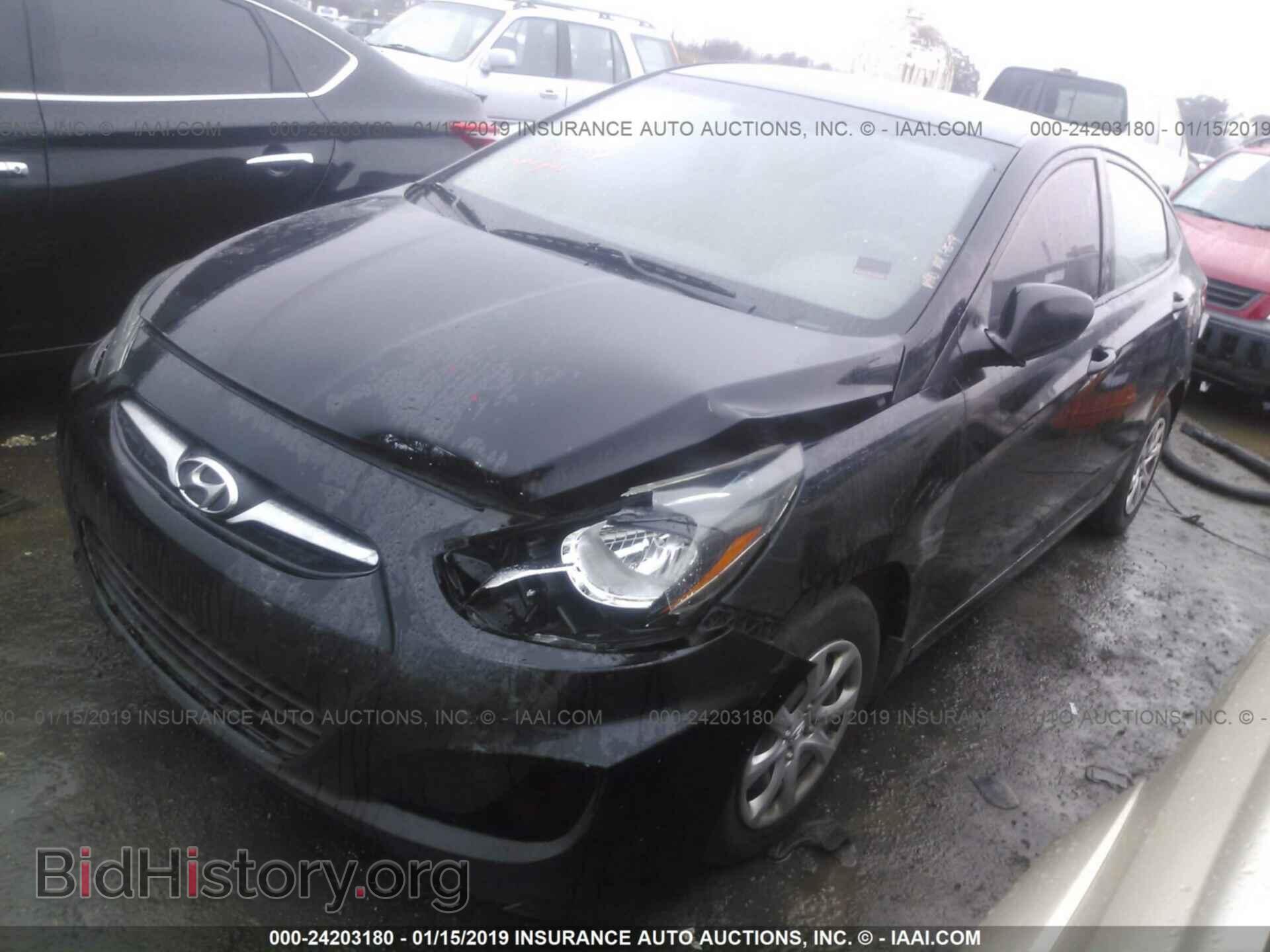 2012 HYUNDAI ACCENT - VIN: KMHCT4AEXCU259934 - Фото 2