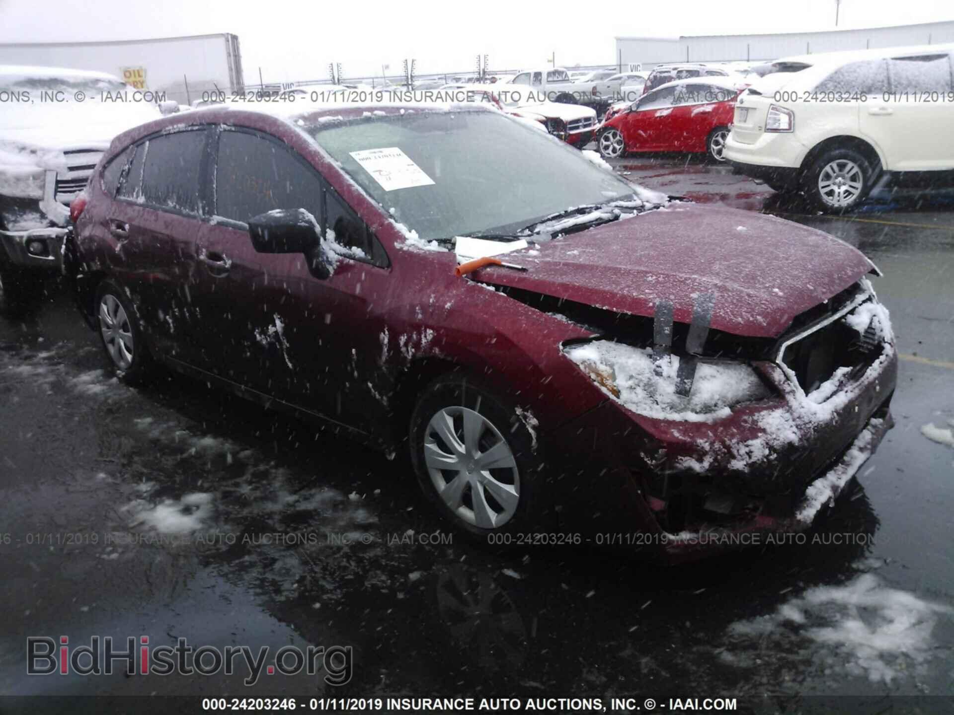 Фотография JF1GPAA62G8226741 - SUBARU IMPREZA 2016