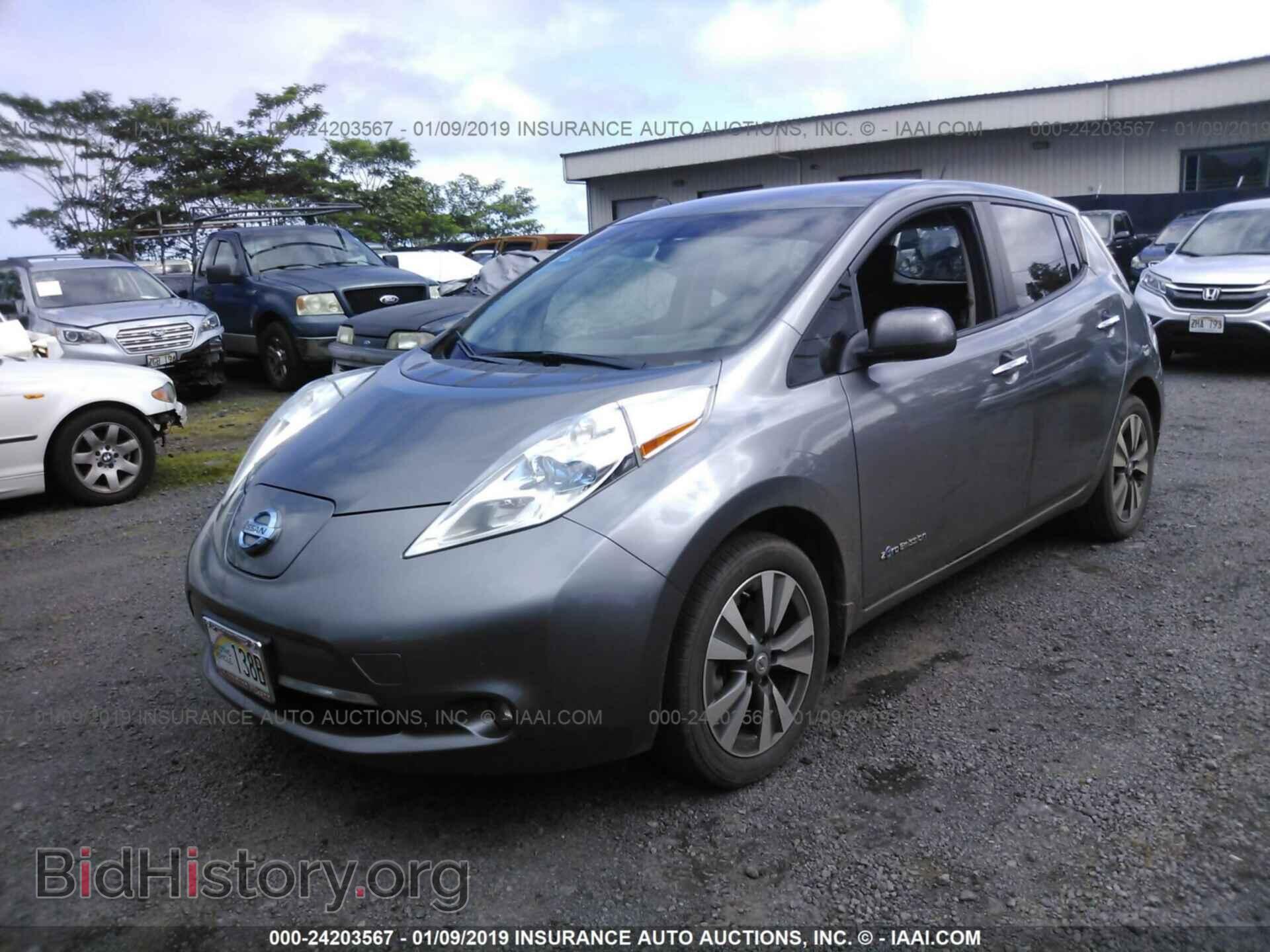 2015 NISSAN LEAF - VIN: 1N4AZ0CP0FC304672 - Фото 2
