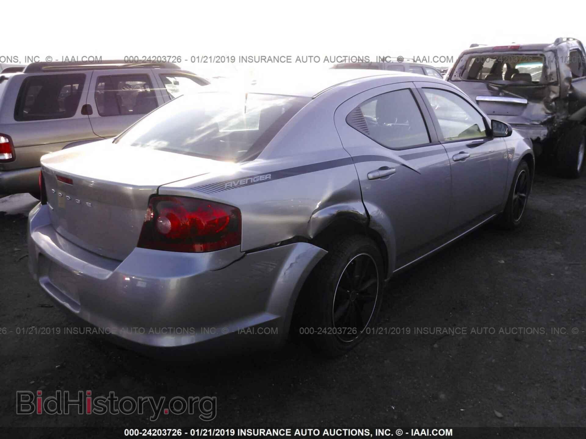 2013 DODGE AVENGER - VIN: 1C3CDZAB1DN771201 - Фото 4