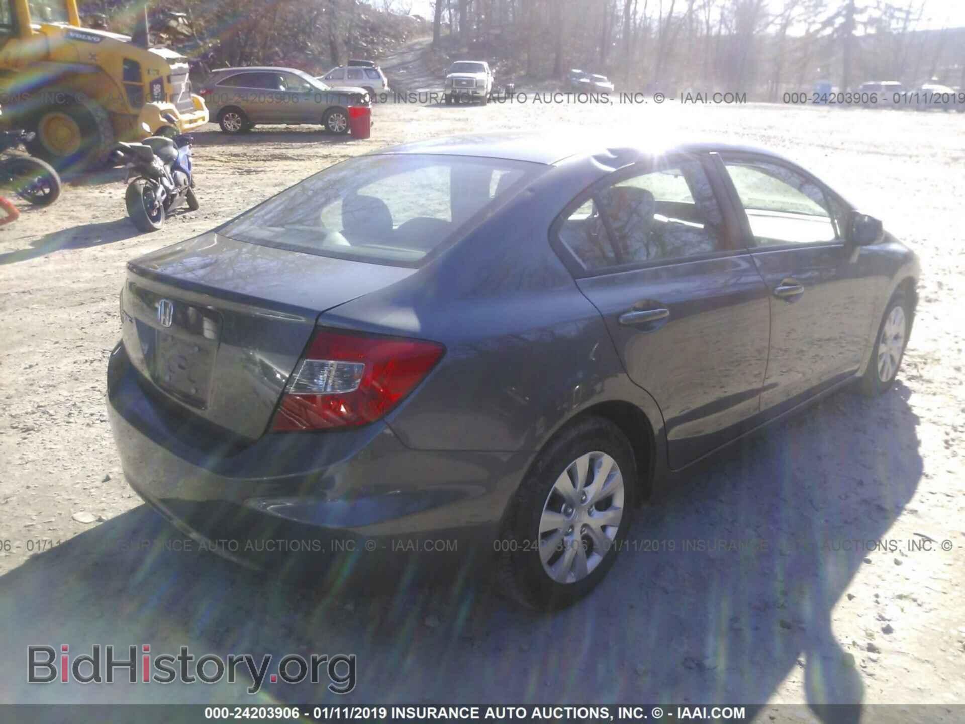 2012 HONDA CIVIC - VIN: 19XFB2F57CE344911 - Photo 4