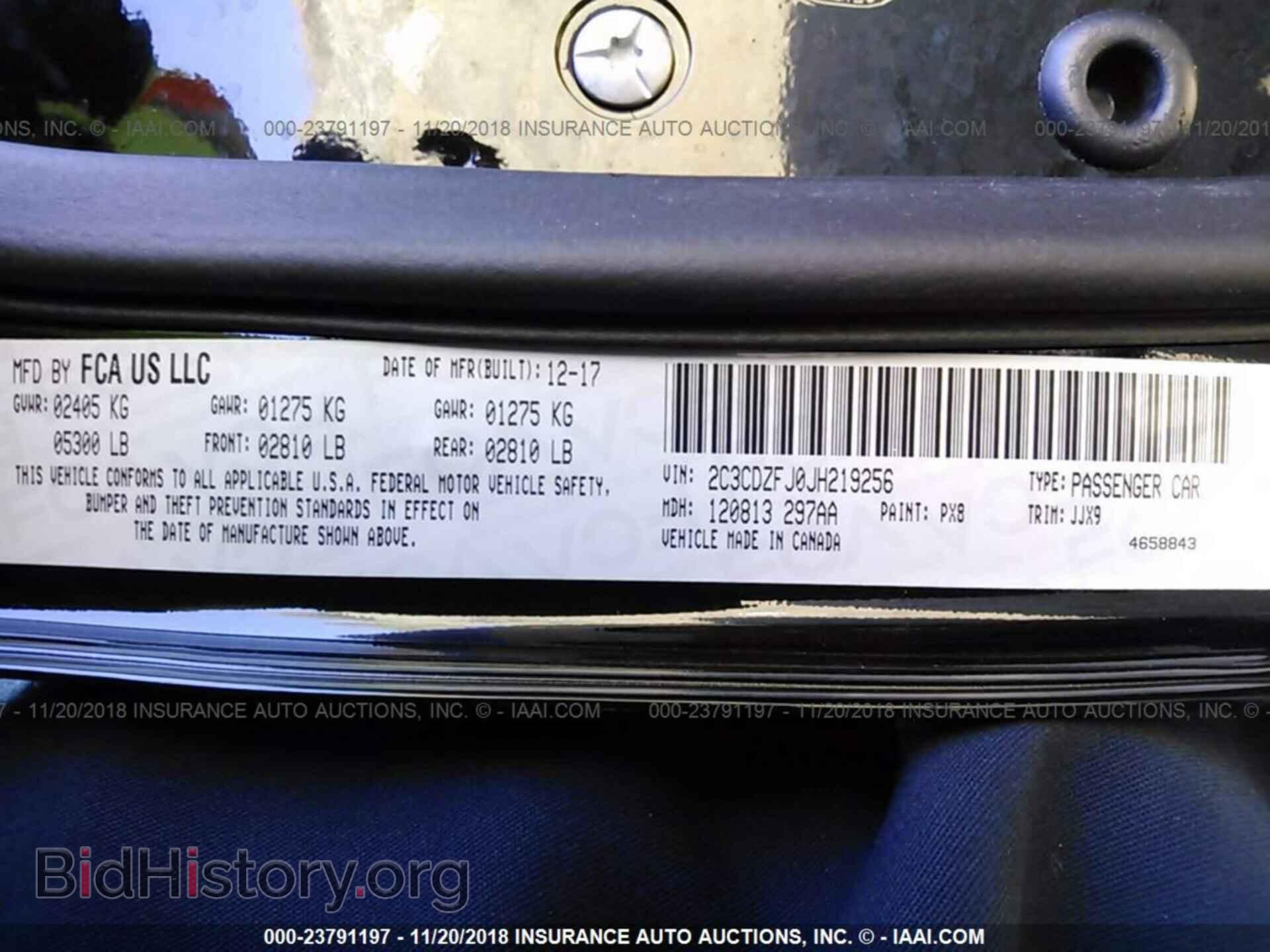 2018 DODGE CHALLENGER - VIN: 2C3CDZFJ0JH219256 - Фото 9