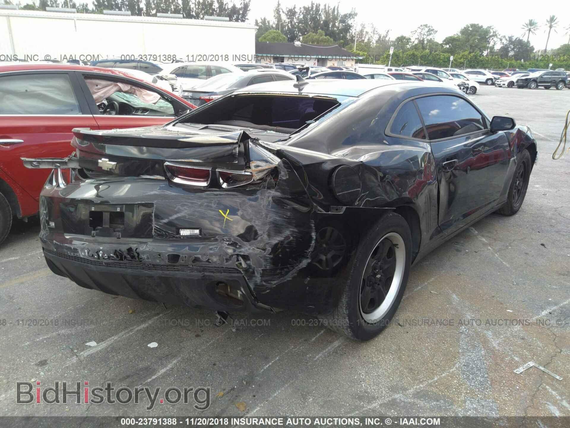 2012 CHEVROLET CAMARO - VIN: 2G1FA1E37C9114869 - Фото 4