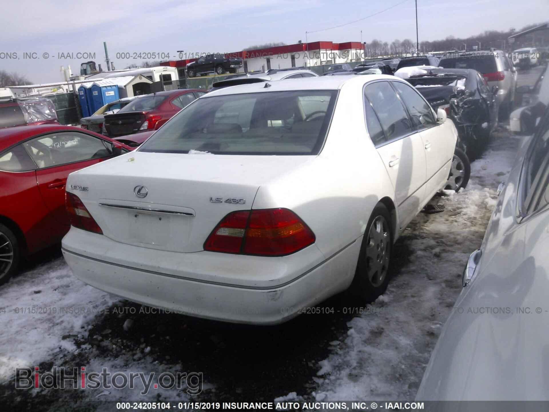 2002 LEXUS LS - VIN: JTHBN30F620092040 - Фото 4