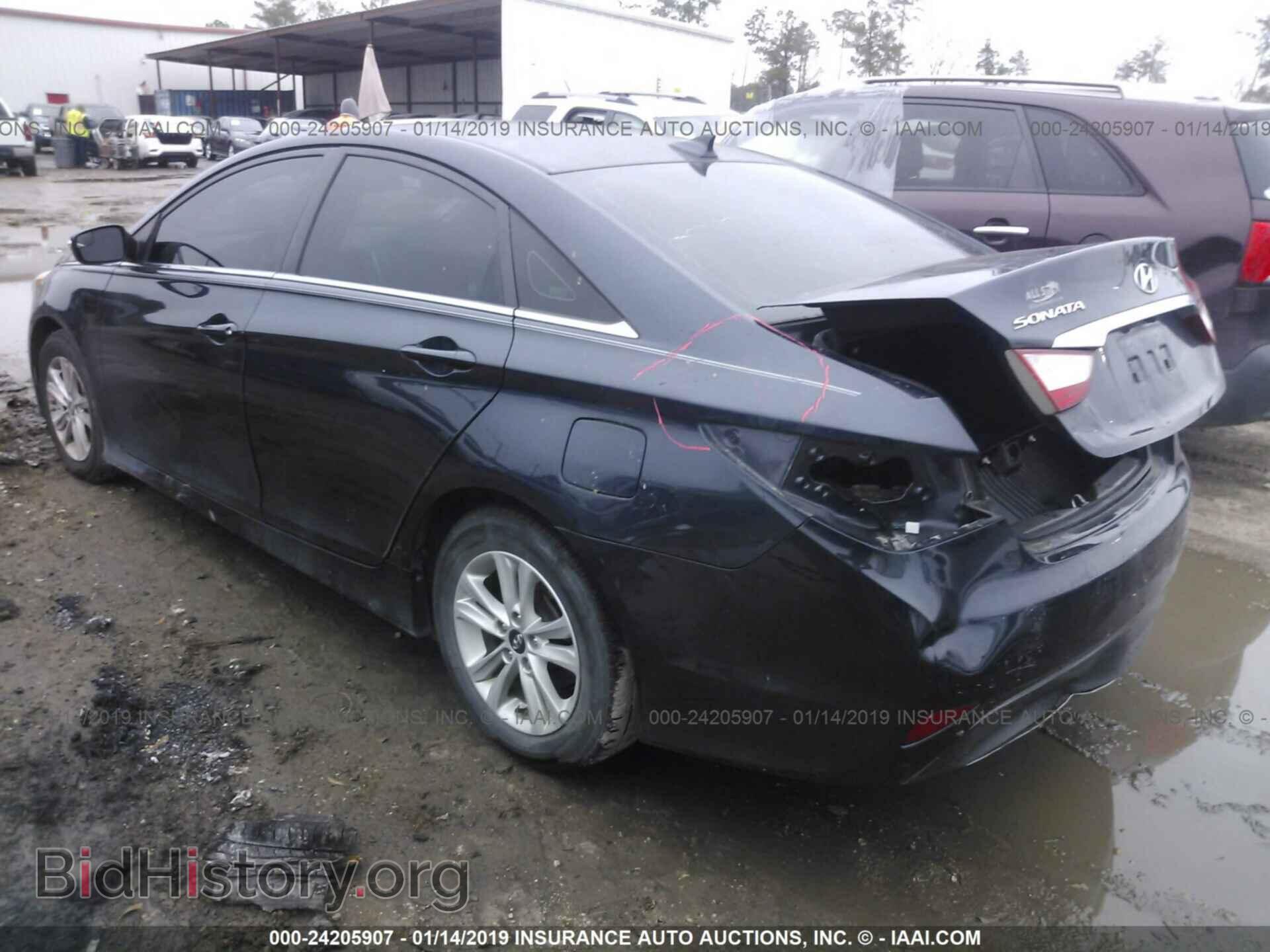 2014 HYUNDAI SONATA - VIN: 5NPEB4AC0EH911651 - Фото 3