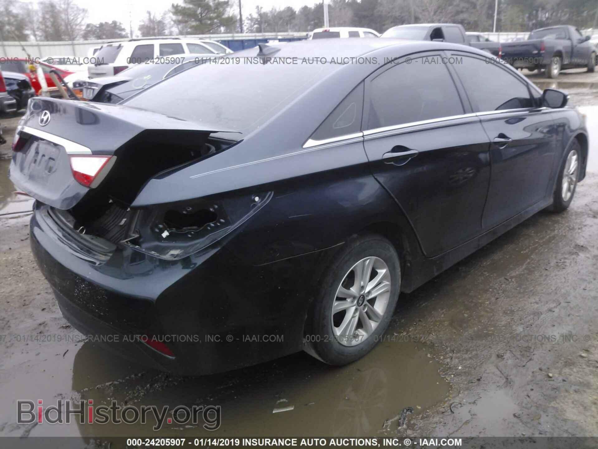 2014 HYUNDAI SONATA - VIN: 5NPEB4AC0EH911651 - Фото 4