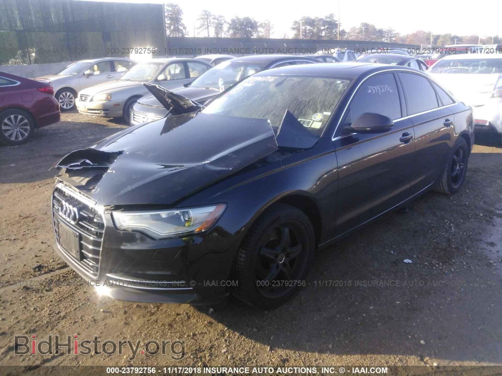 2013 AUDI A6 - VIN: WAUGFAFC6DN120928 - Фото 2