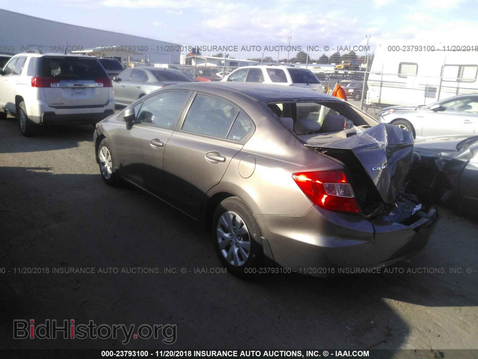 2012 HONDA CIVIC - VIN: 2HGFB2F54CH597089 - Photo 3