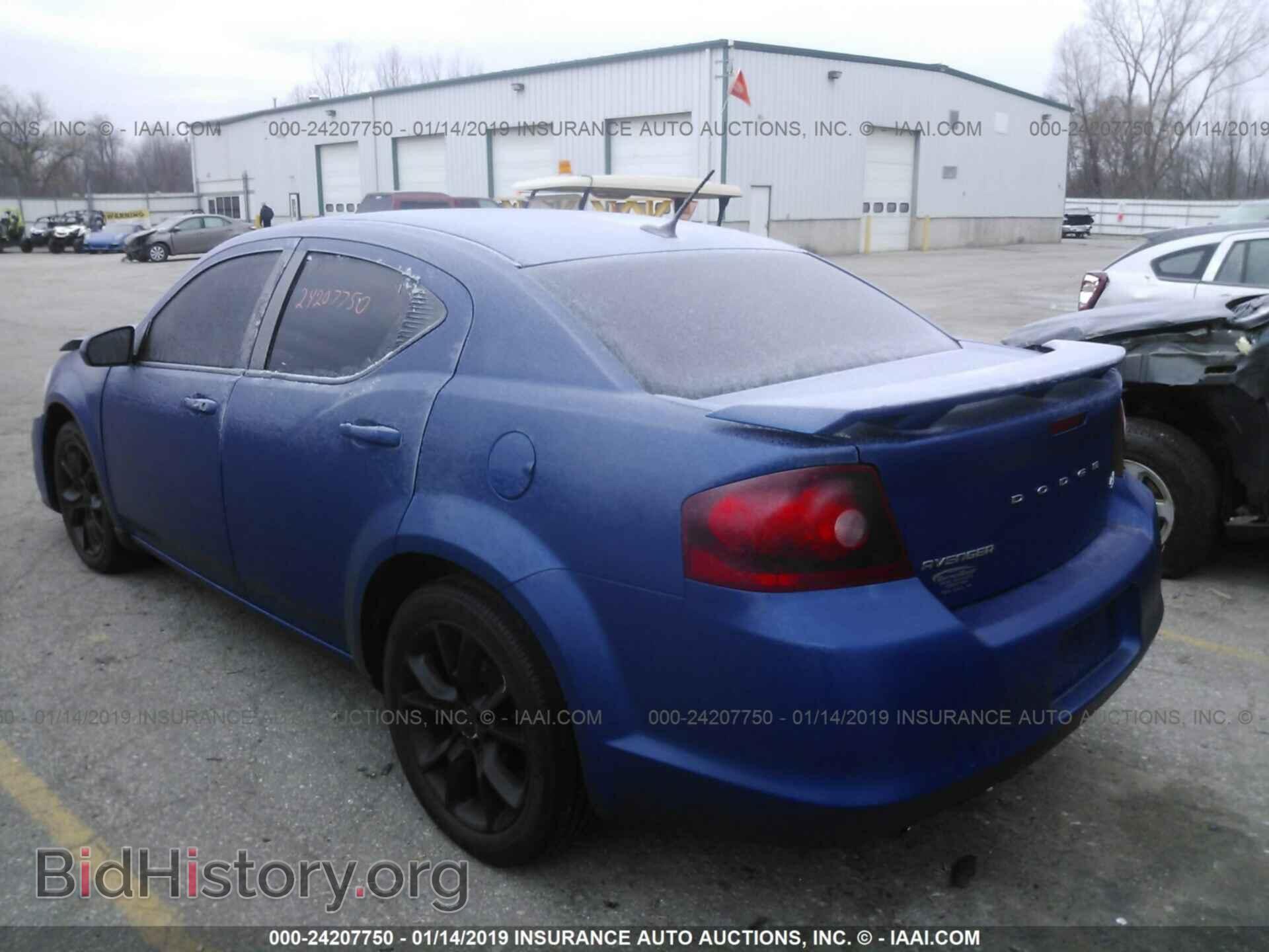 2013 DODGE AVENGER - VIN: 1C3CDZBGXDN616401 - Фото 3