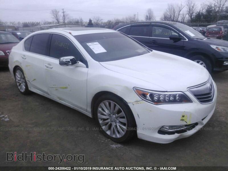 2014 Acura RLX (VIN JH4KC1F53EC006839) — фото 1 из 10, IAAI, повреждение: левый бок
