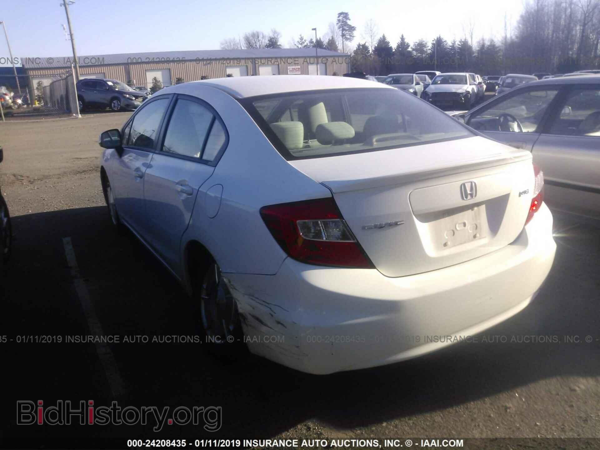 2012 HONDA CIVIC - VIN: 2HGFB2F65CH555071 - Фото 3