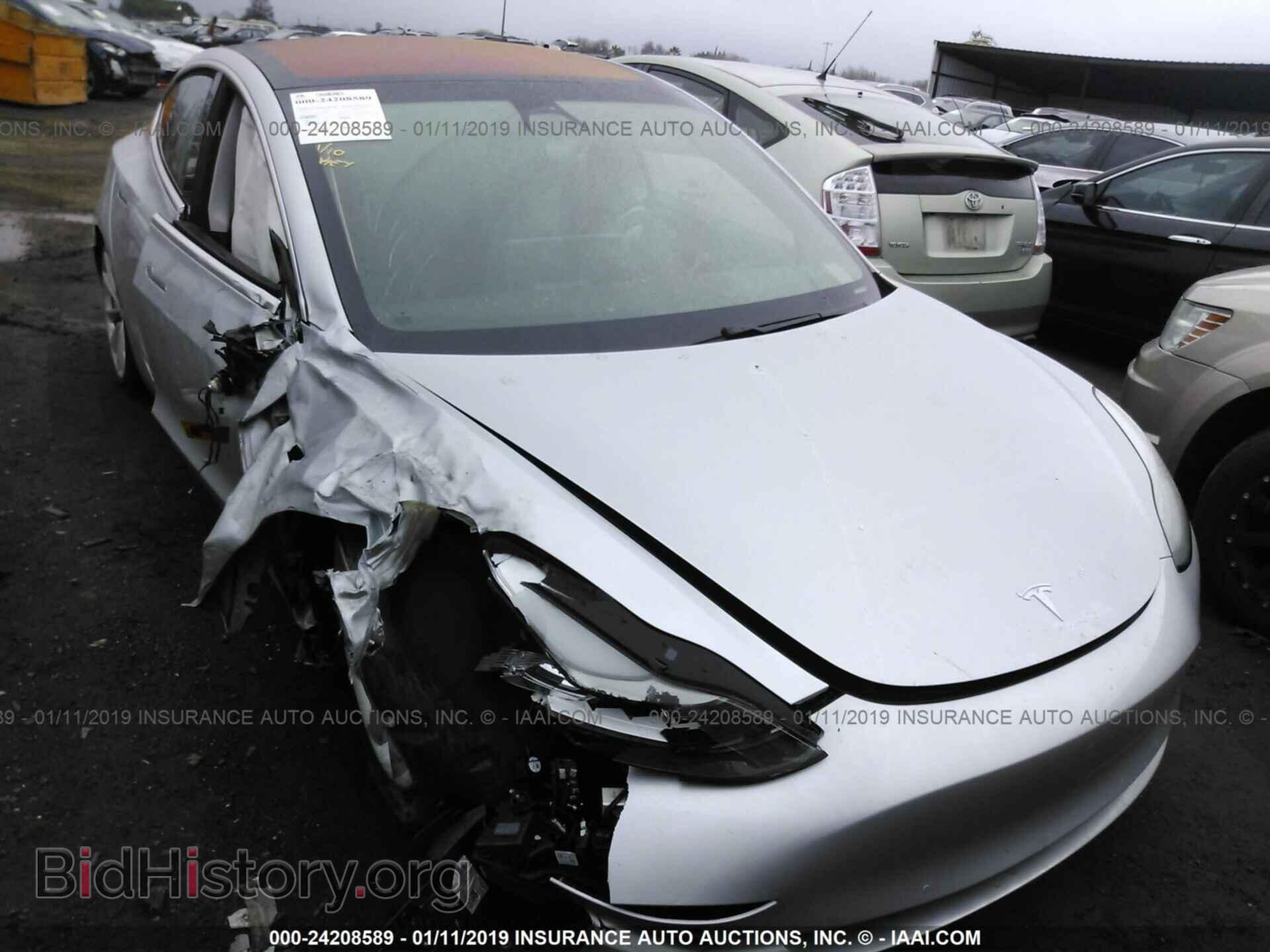 Photo 5YJ3E1EA9JF011006 - TESLA MODEL 3 2018