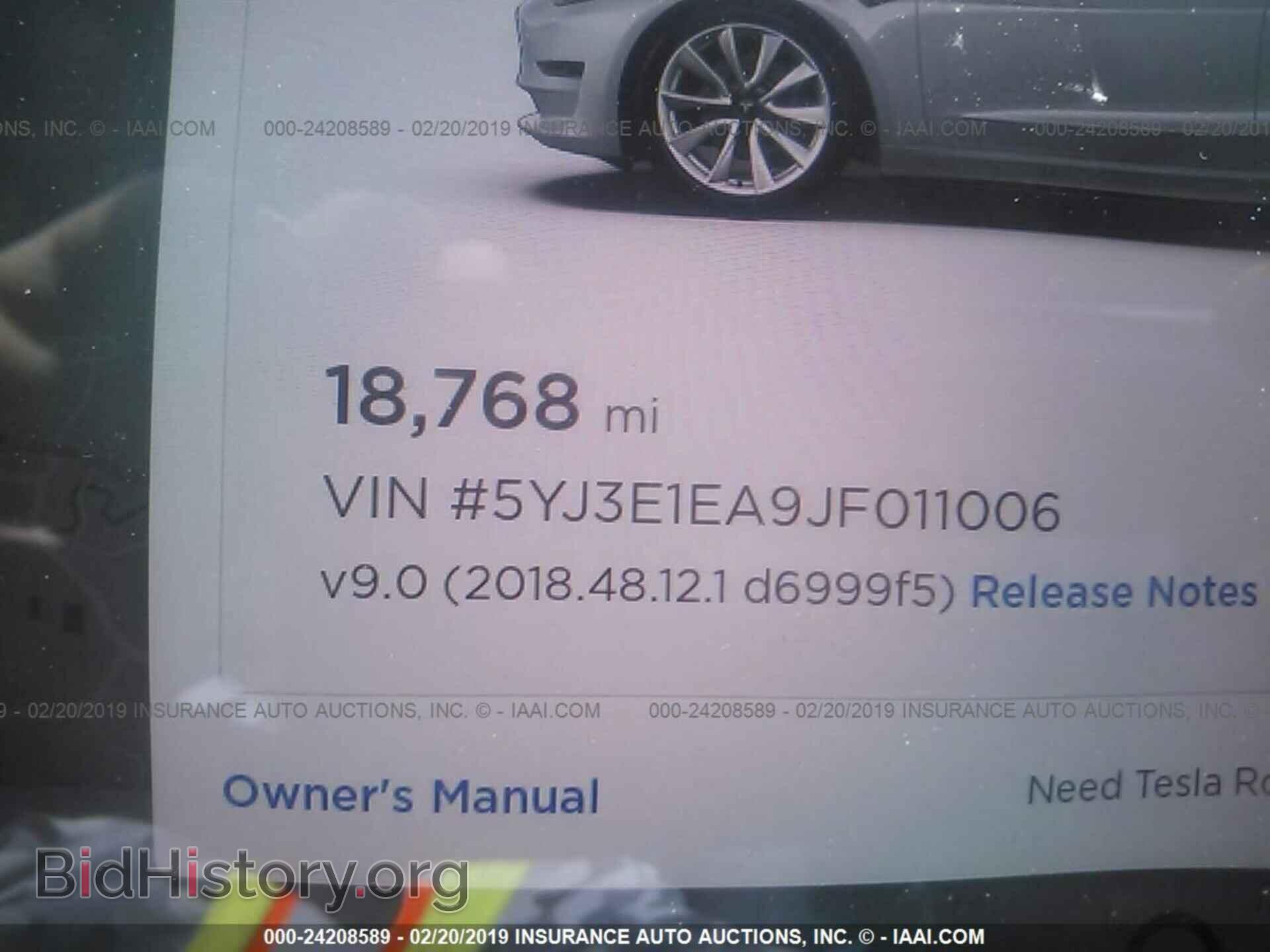 2018 TESLA MODEL 3 - VIN: 5YJ3E1EA9JF011006 - Photo 7