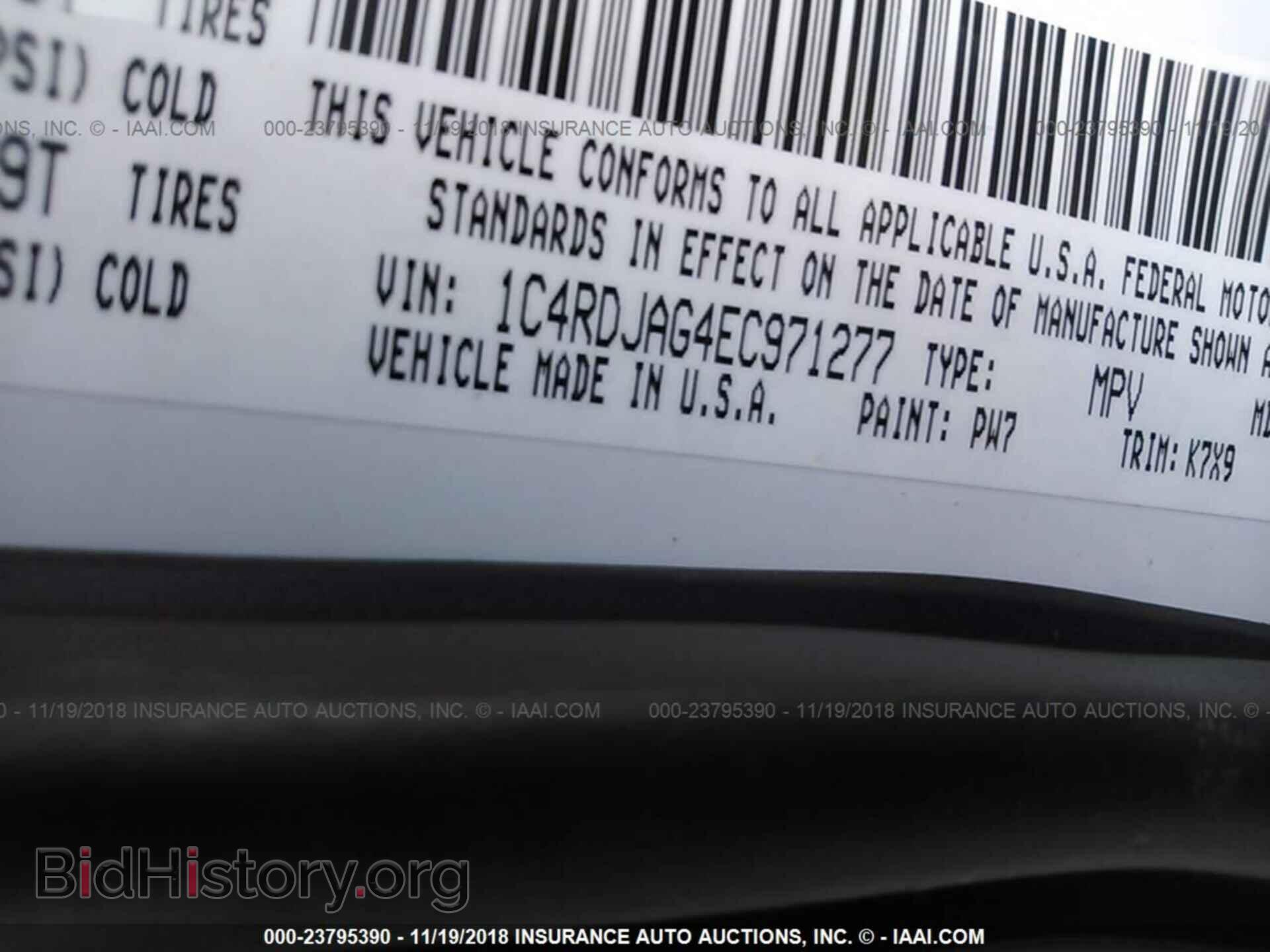 2014 DODGE DURANGO - VIN: 1C4RDJAG4EC971277 - Фото 9