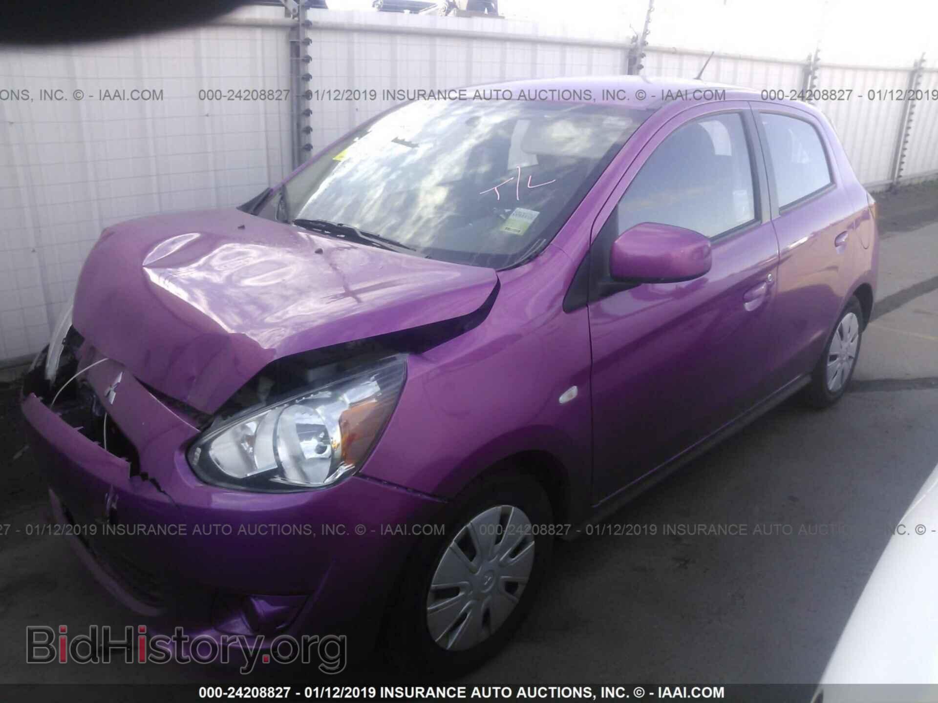 2015 MITSUBISHI MIRAGE - VIN: ML32A3HJXFH051782 - Фото 2
