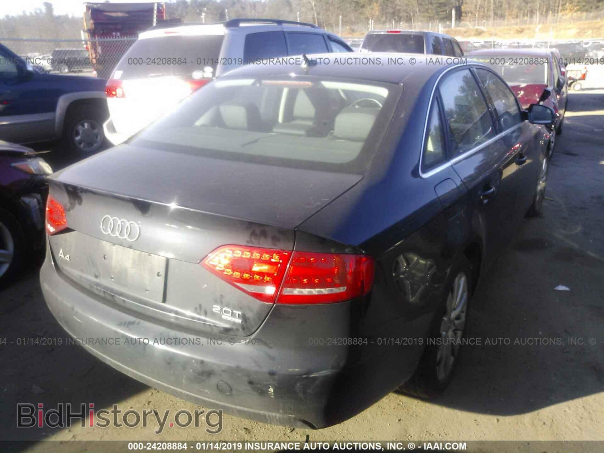 2012 AUDI A4 - VIN: WAUBFAFL3CN018298 - Фото 4
