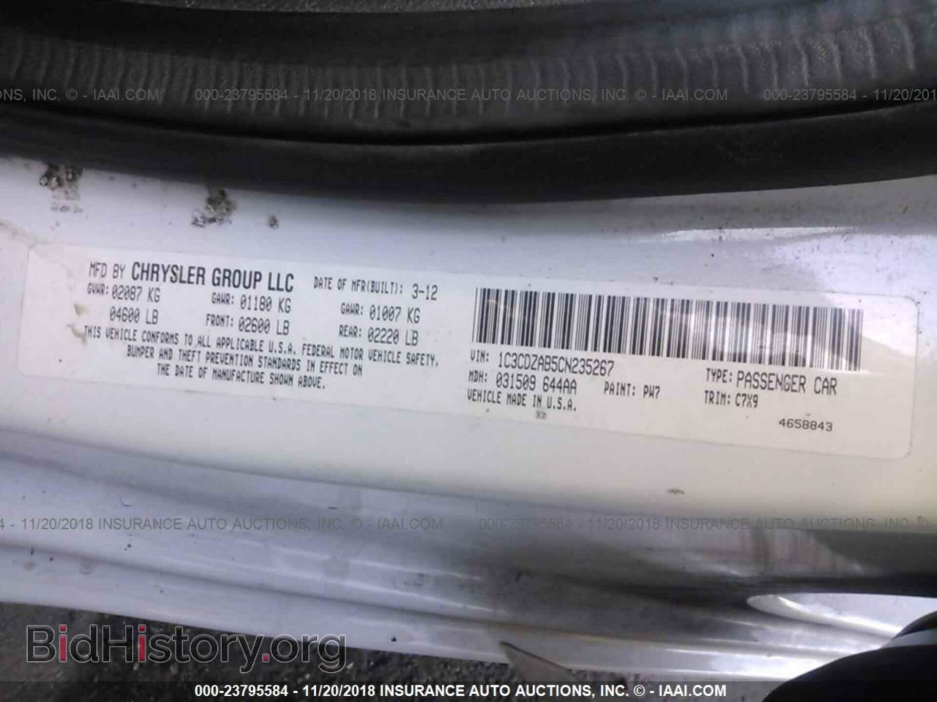2012 DODGE AVENGER - VIN: 1C3CDZAB5CN235267 - Photo 9