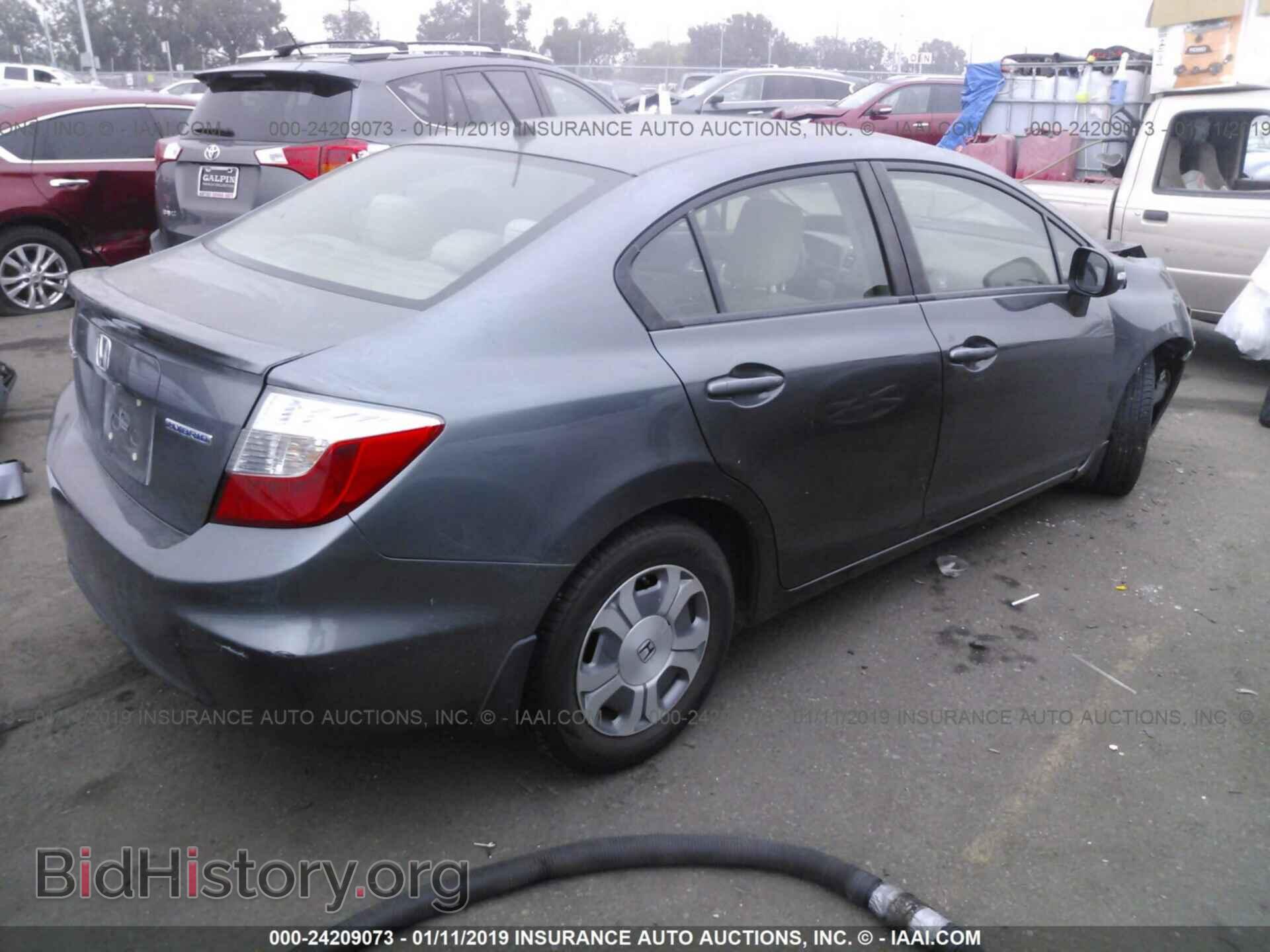 2012 HONDA CIVIC - VIN: JHMFB4F23CS006192 - Photo 4