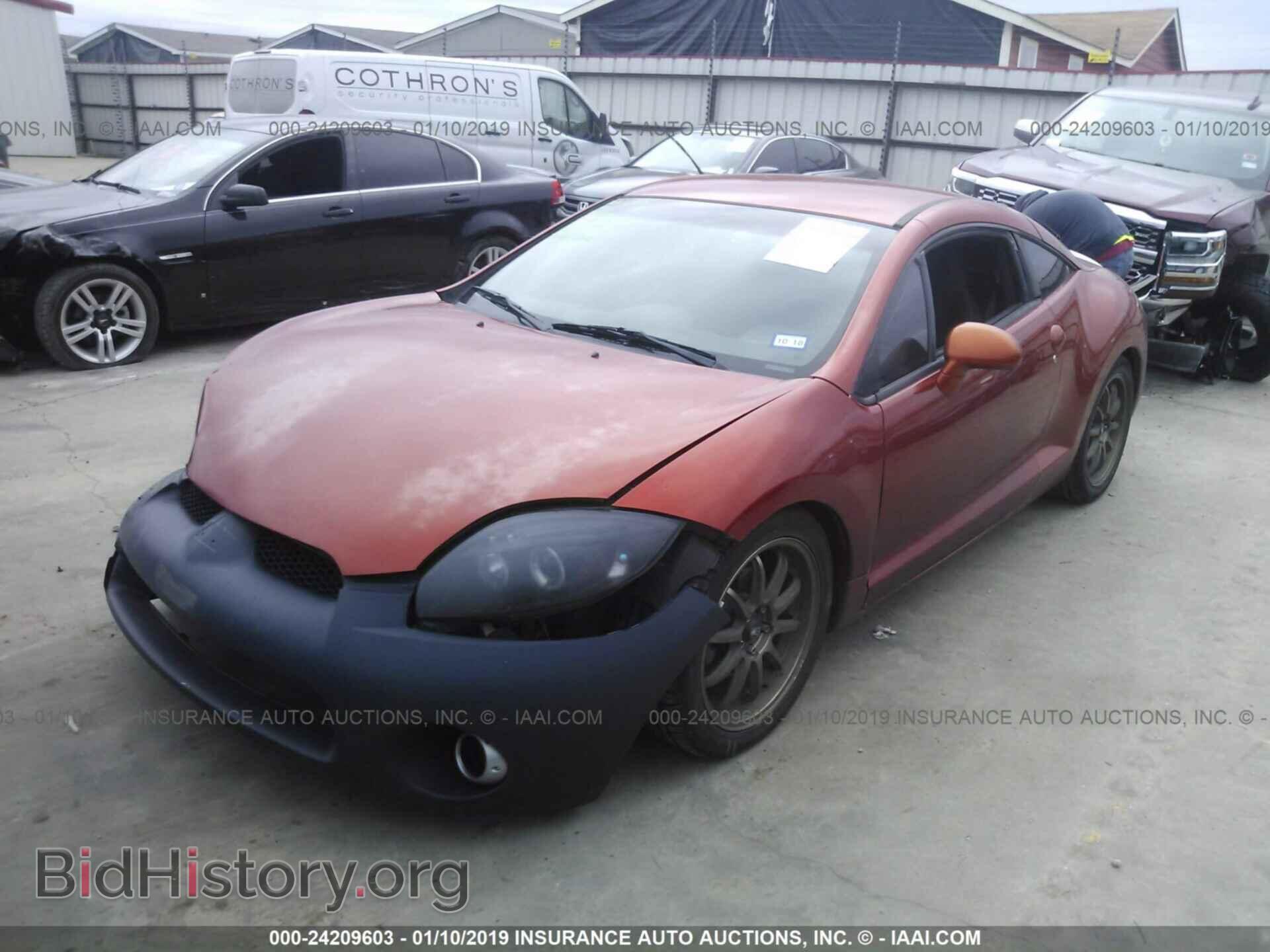 2006 MITSUBISHI ECLIPSE - VIN: 4A3AK34T26E039783 - Photo 2