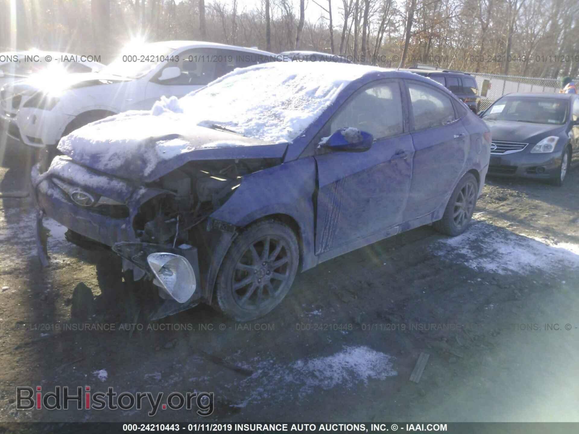 2014 HYUNDAI ACCENT - VIN: KMHCT4AE4EU615779 - Фото 2