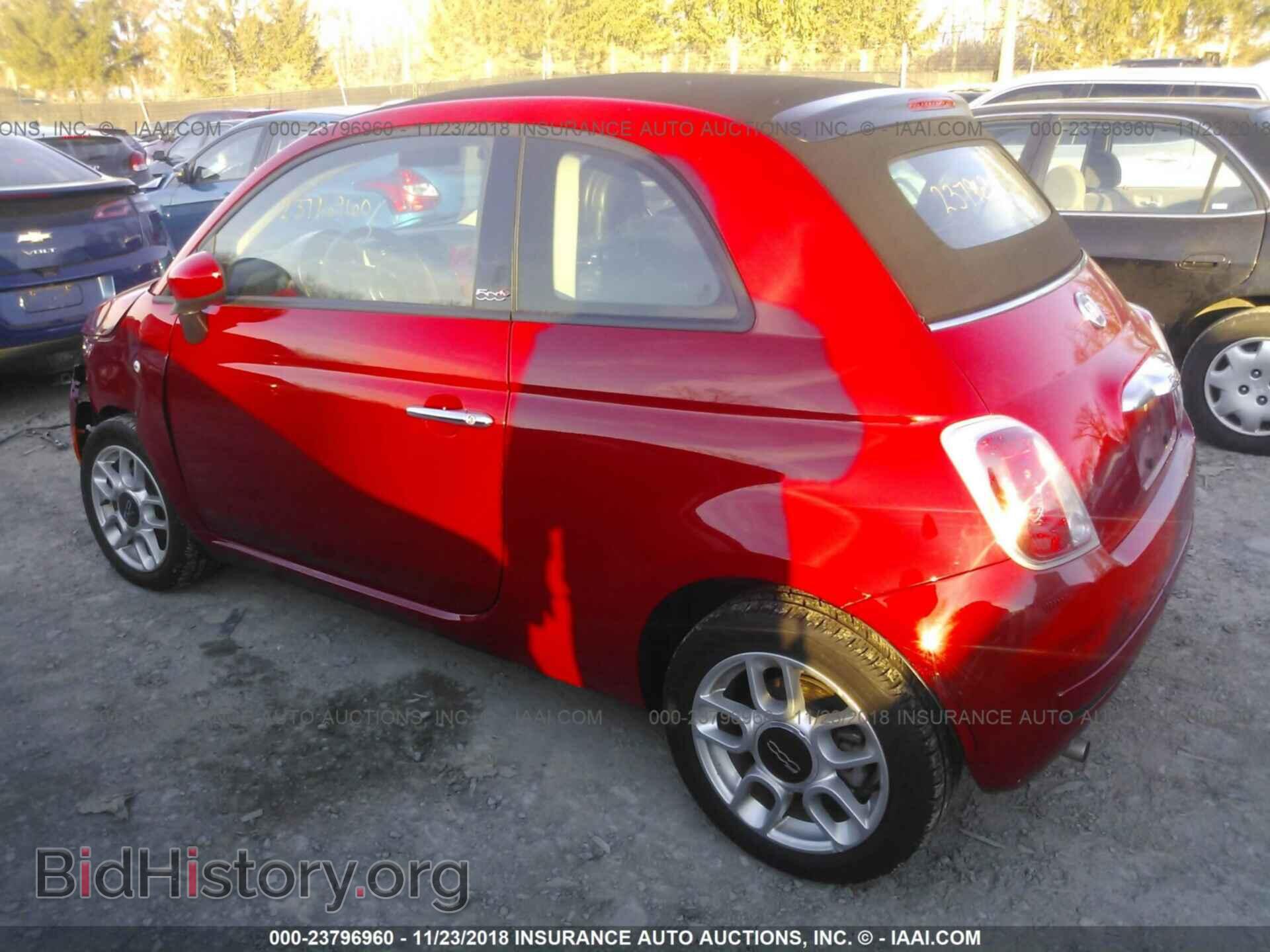2012 FIAT 500 - VIN: 3C3CFFDR6CT122736 - Фото 3
