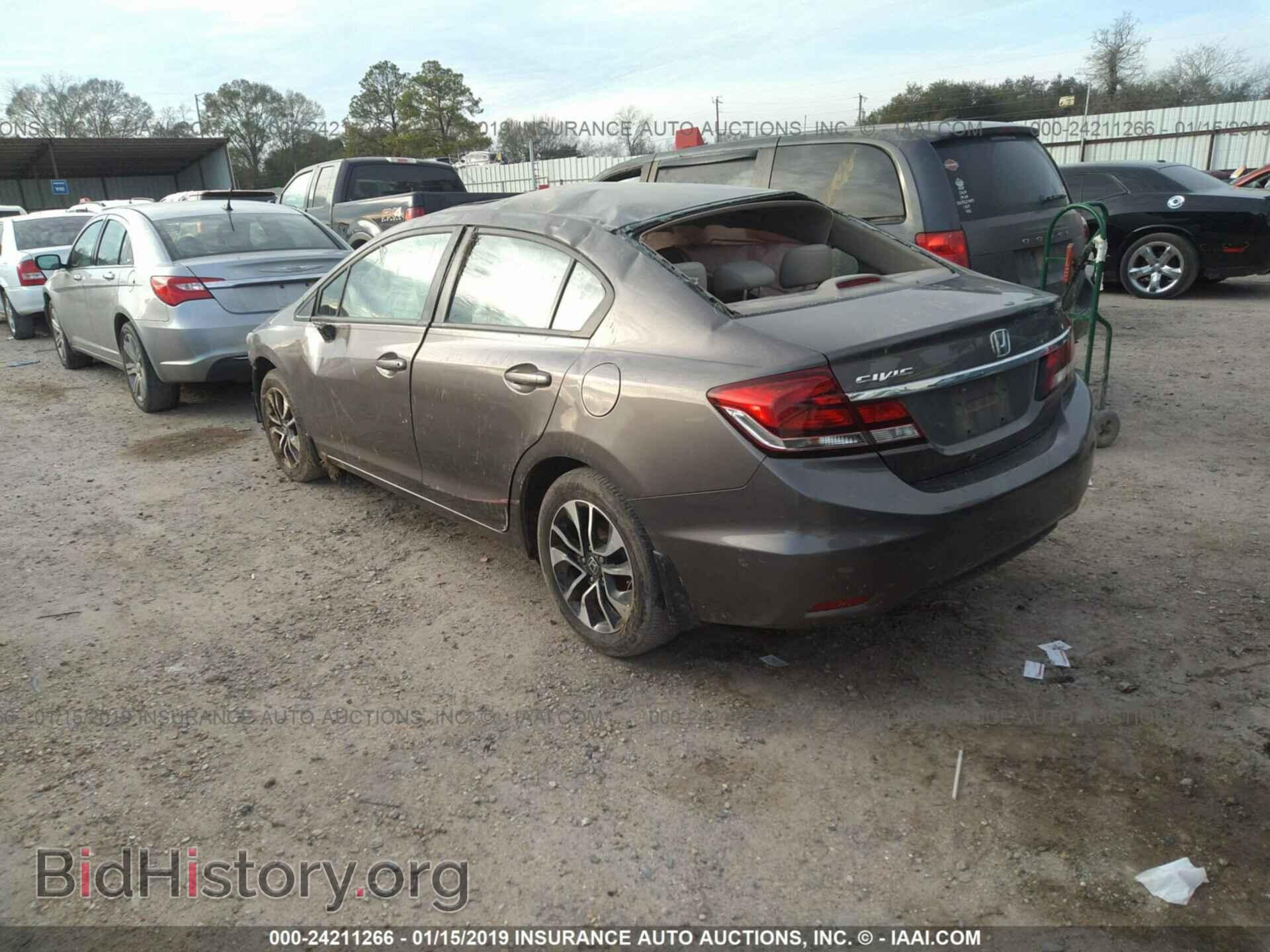 2013 HONDA CIVIC - VIN: 19XFB2F90DE009221 - Фото 3