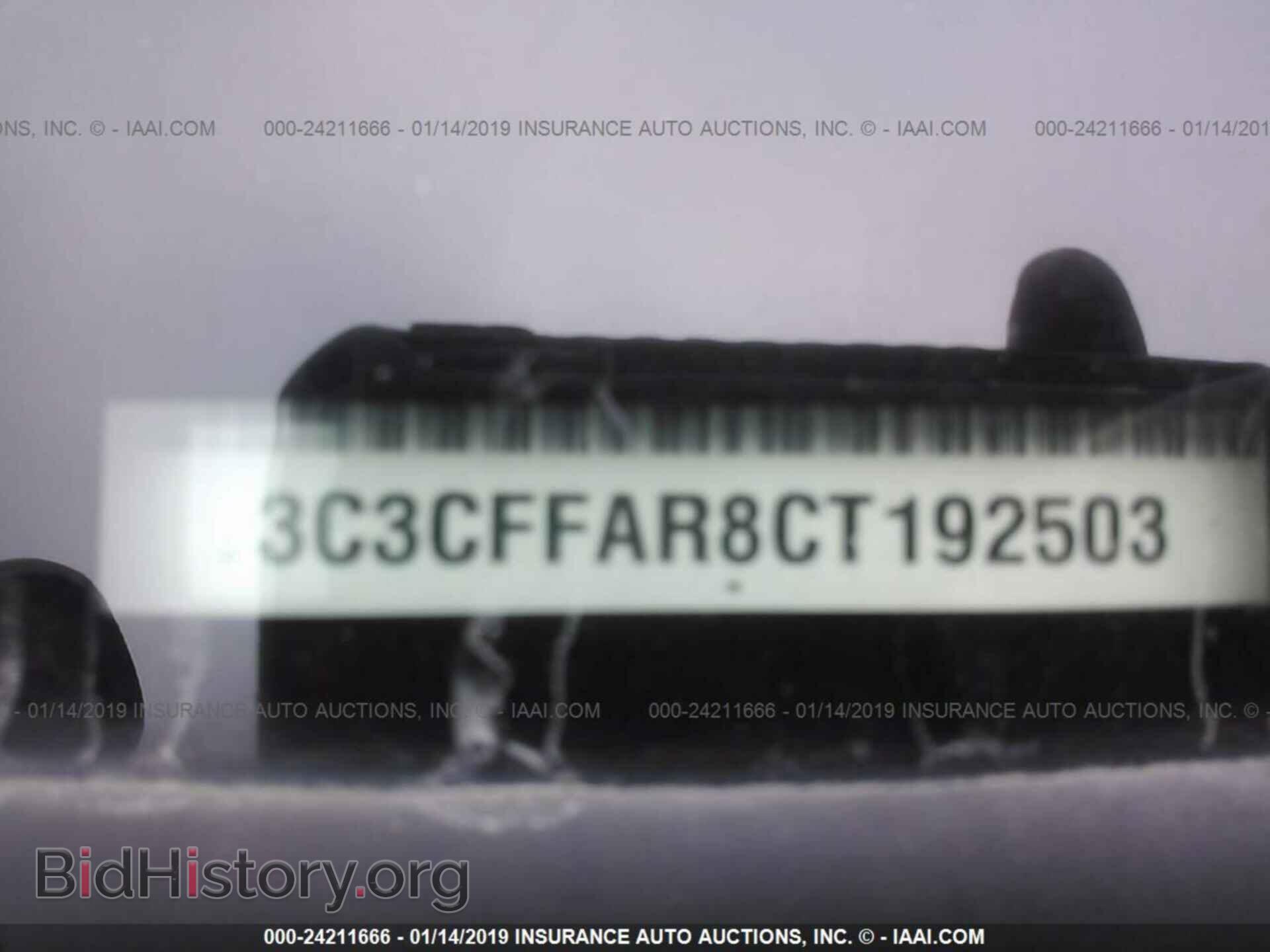 2012 FIAT 500 - VIN: 3C3CFFAR8CT192503 - Фото 9