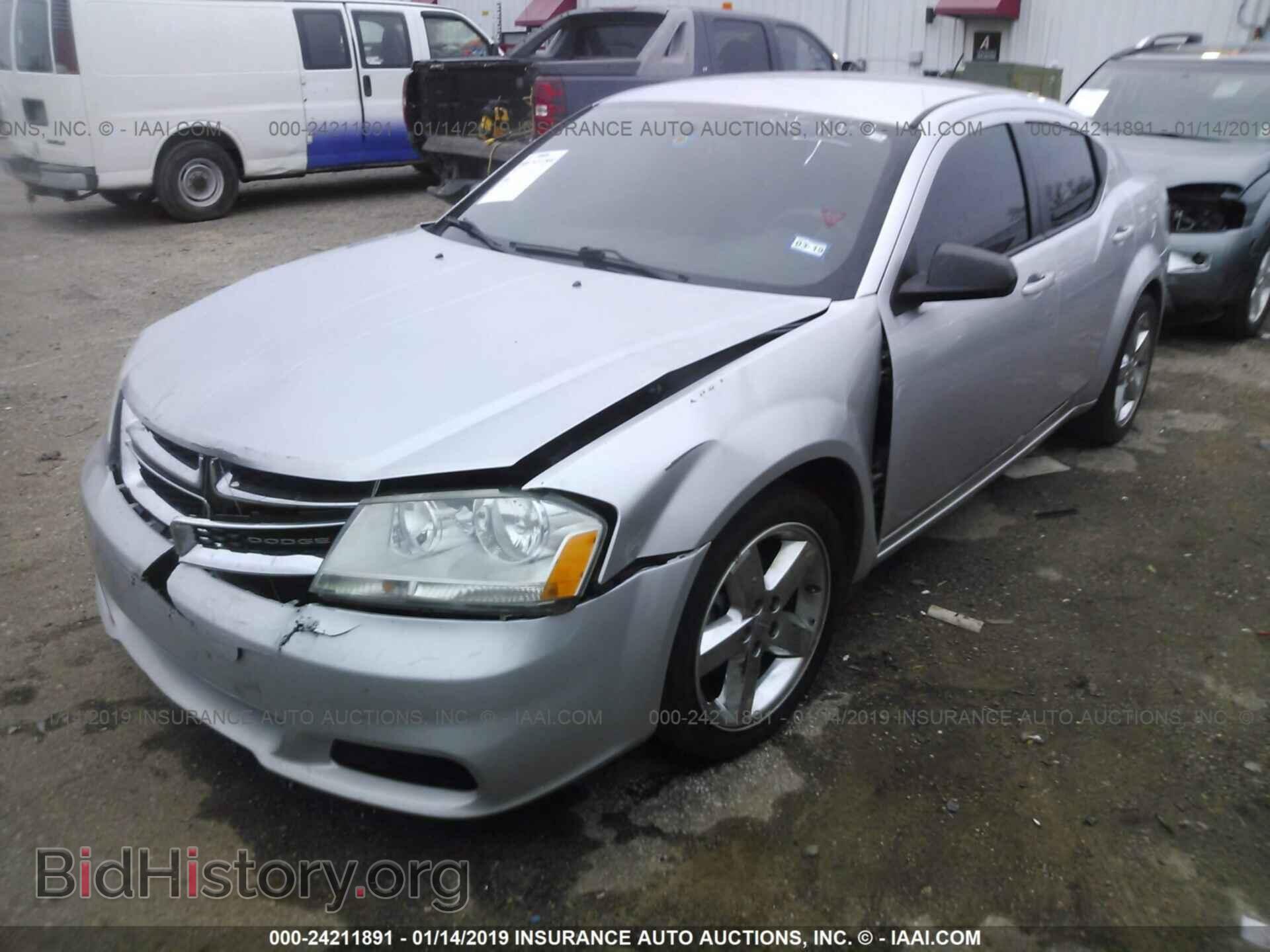 2012 DODGE AVENGER - VIN: 1C3CDZAB6CN270108 - Фото 2