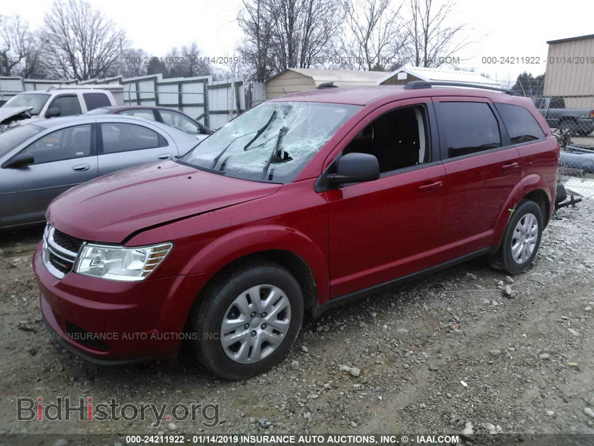 2017 DODGE JOURNEY - VIN: 3C4PDCAB7HT607712 - Фото 2