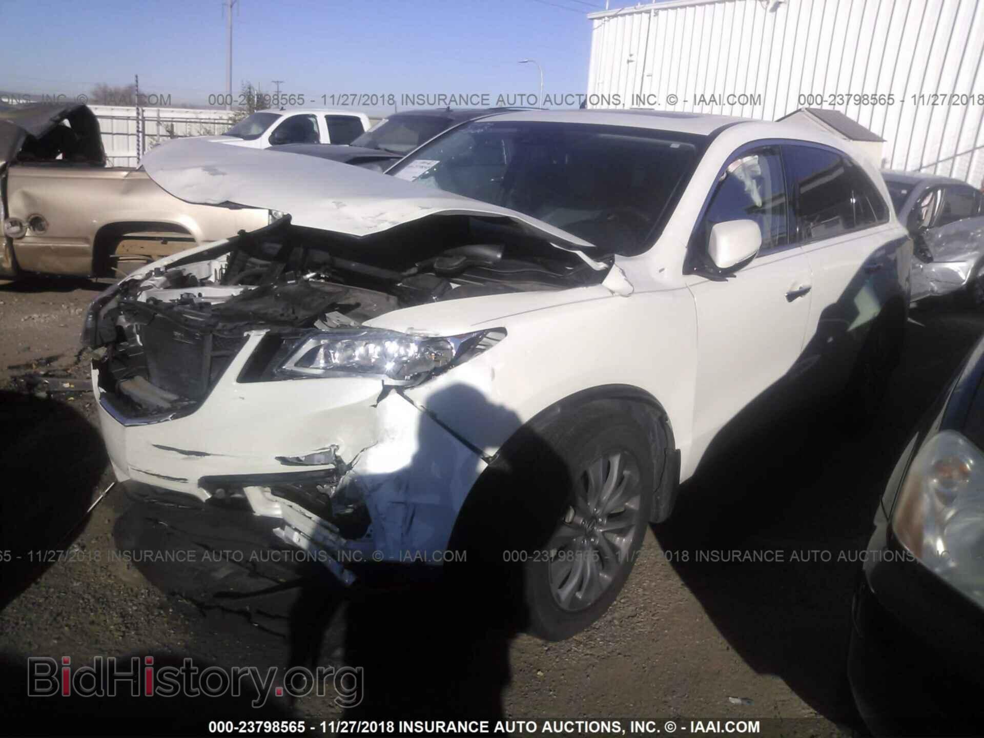 2014 ACURA MDX - VIN: 5FRYD4H40EB031990 - Фото 2